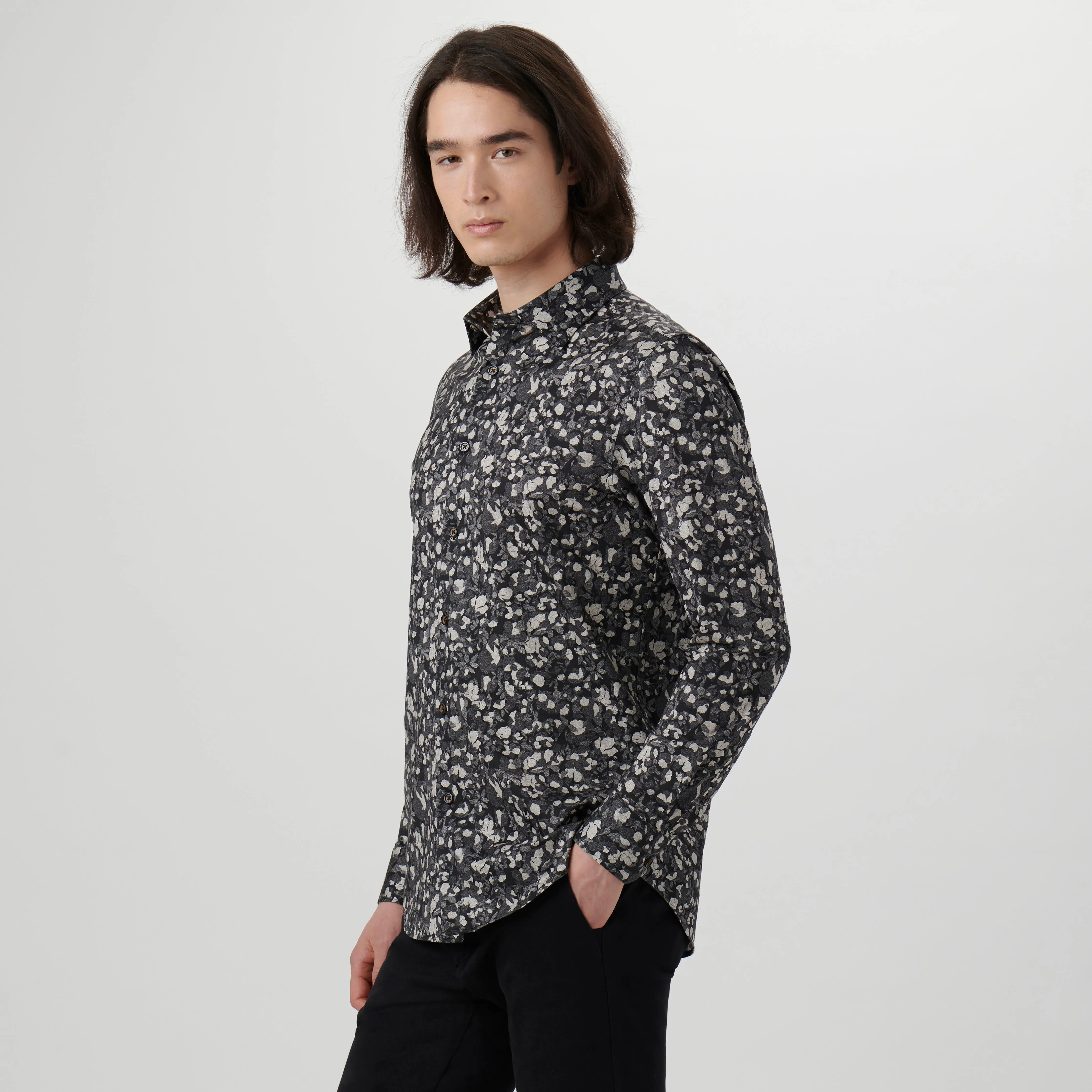 James Abstract OoohCotton Shirt sold by Bugatchi product image thumbnail 3