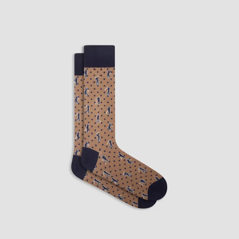 Golfer Mid-Calf Socks sold by Bugatchi