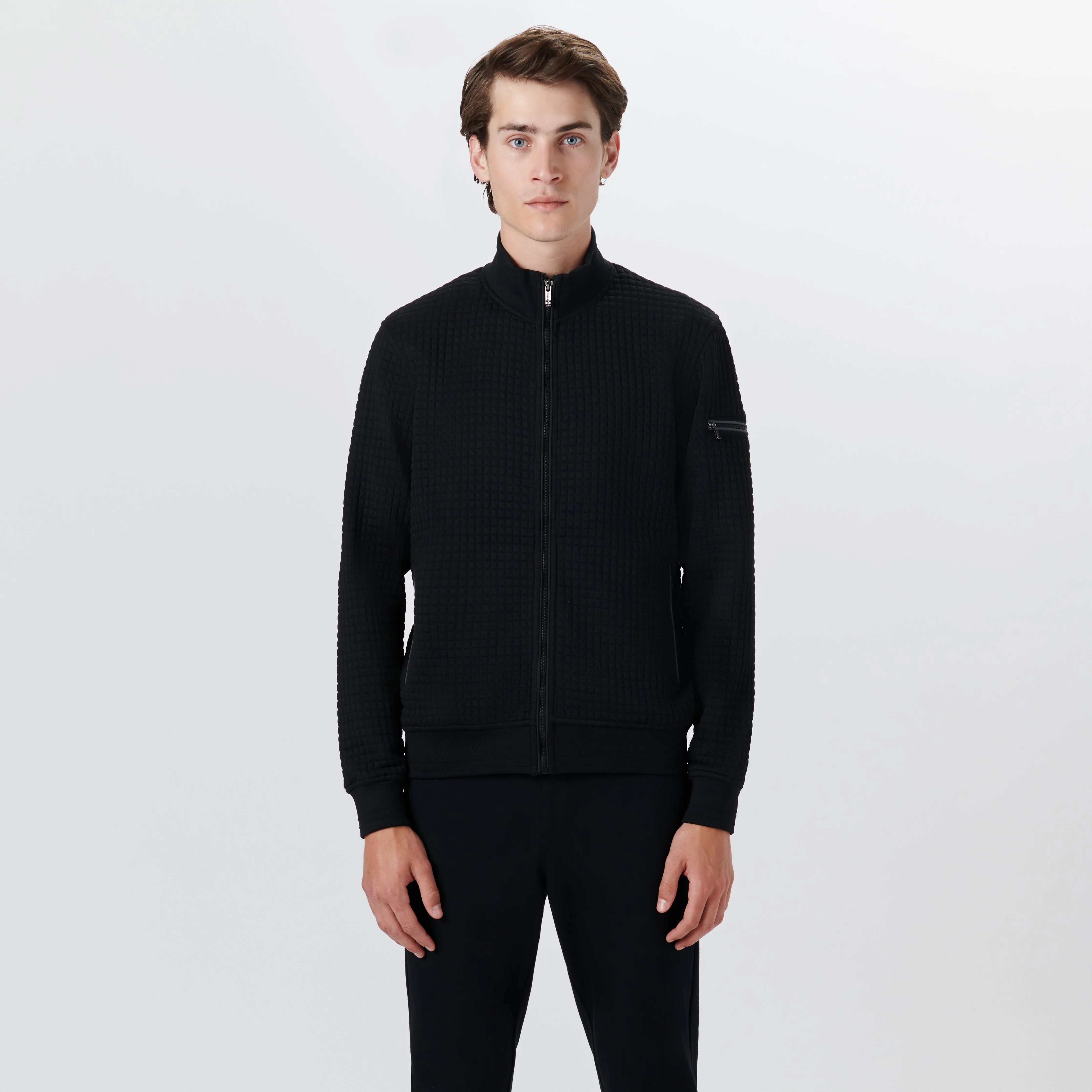 Waffle Full Zip Jacket sold by Bugatchi product image thumbnail 2