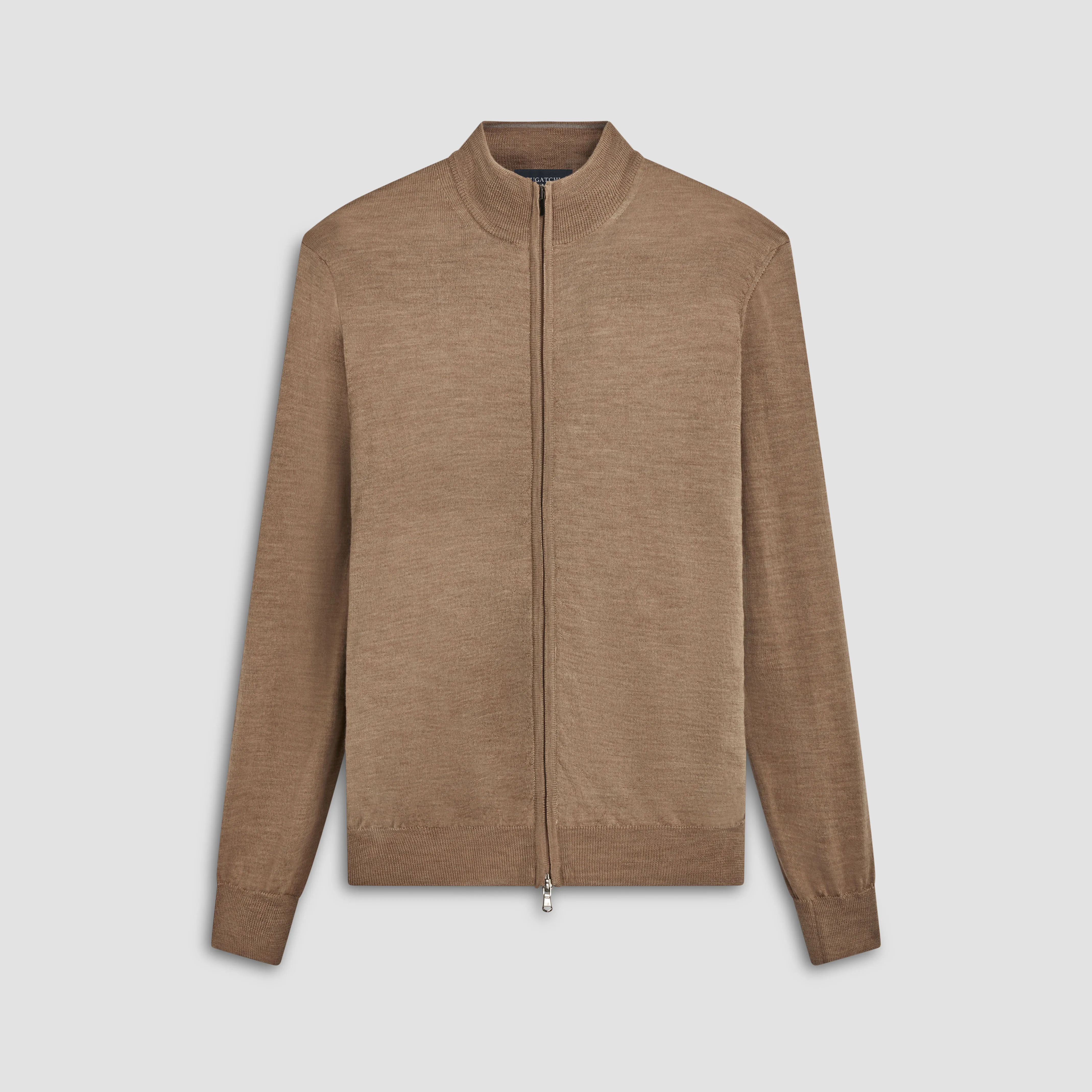 Super Merino Solid Sweater Jacket sold by Bugatchi product image thumbnail 2