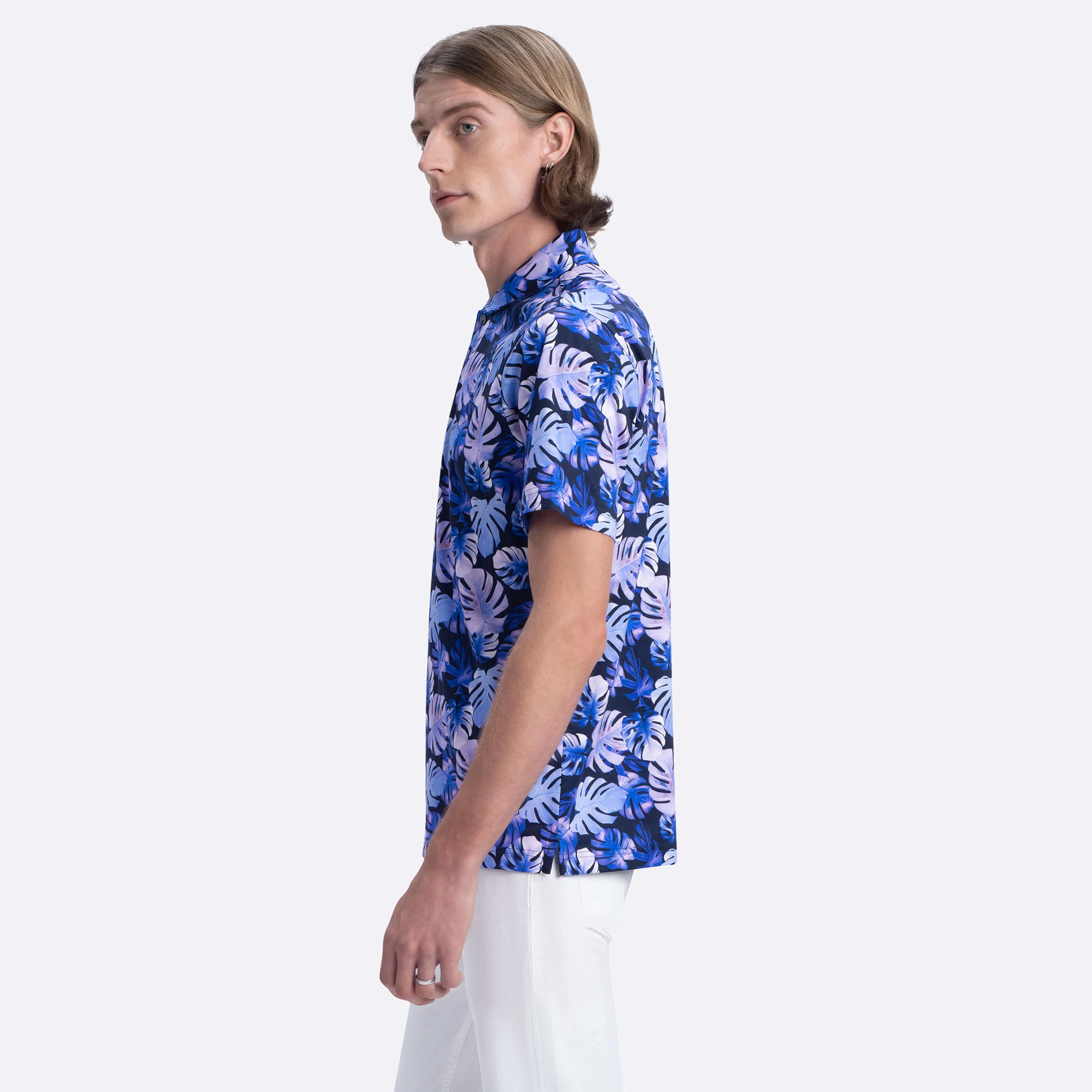 Hendrix Leaf Polo sold by Bugatchi product image thumbnail 3