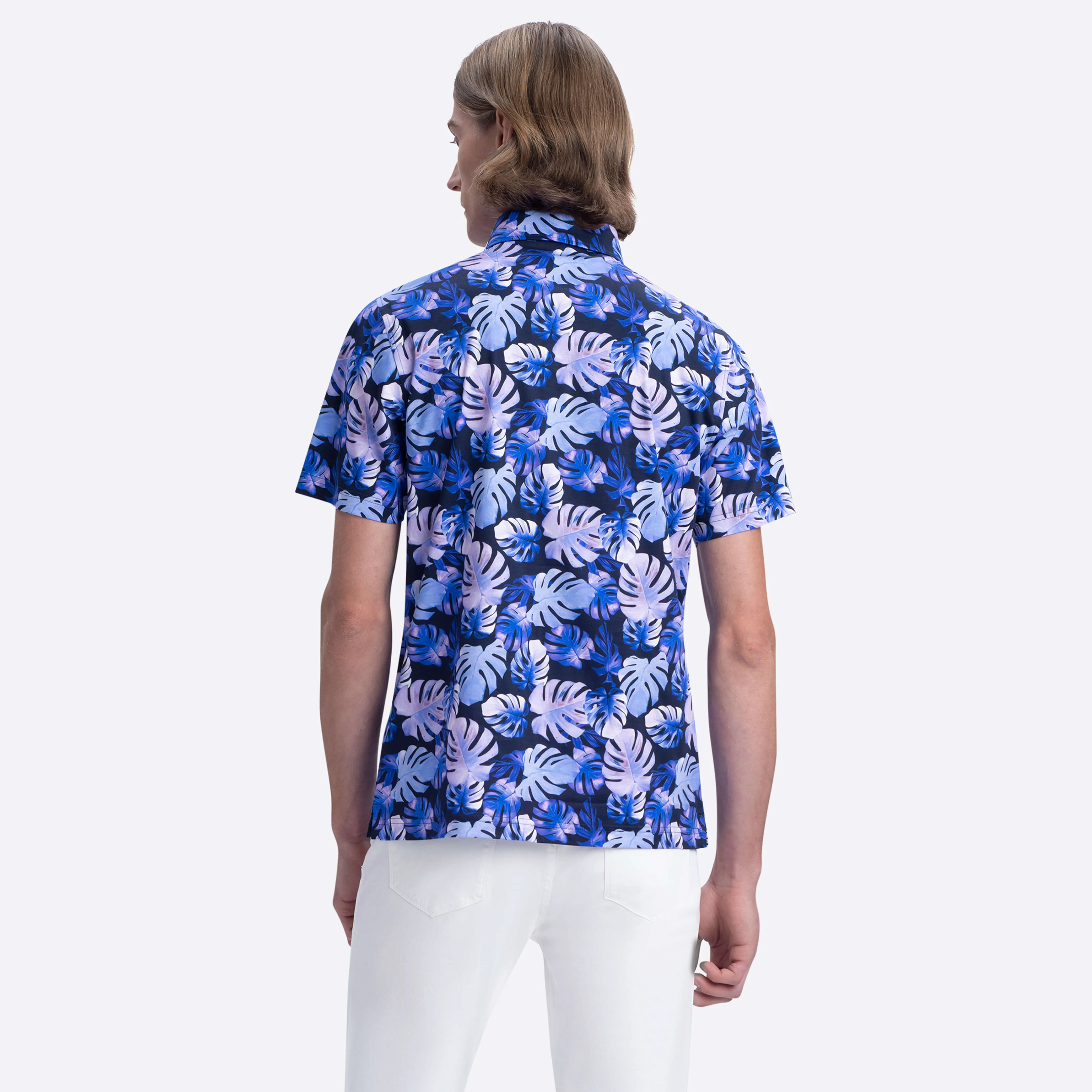 Hendrix Leaf Polo sold by Bugatchi product image thumbnail 4
