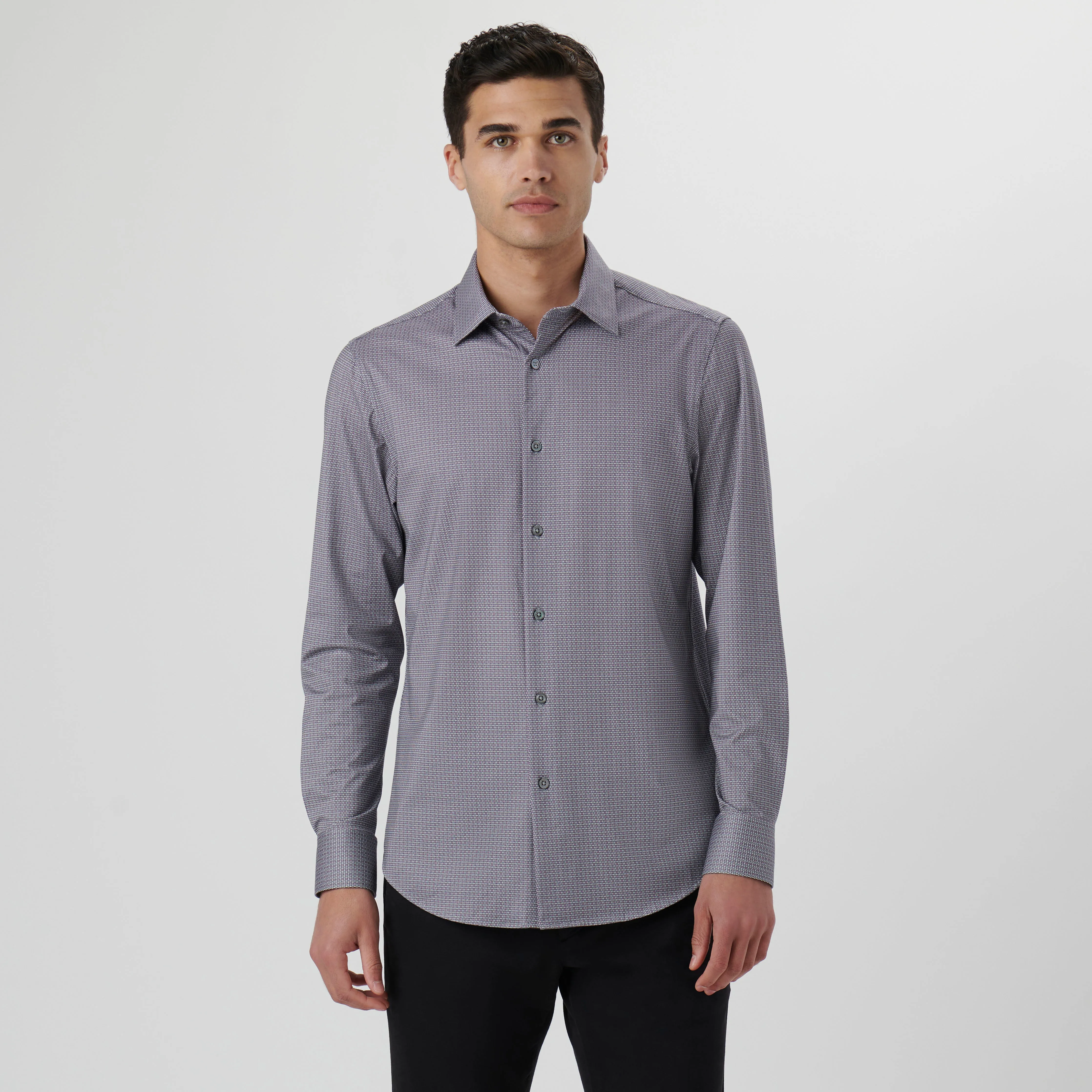 James Geometric OoohCotton Shirt sold by Bugatchi product image thumbnail 2