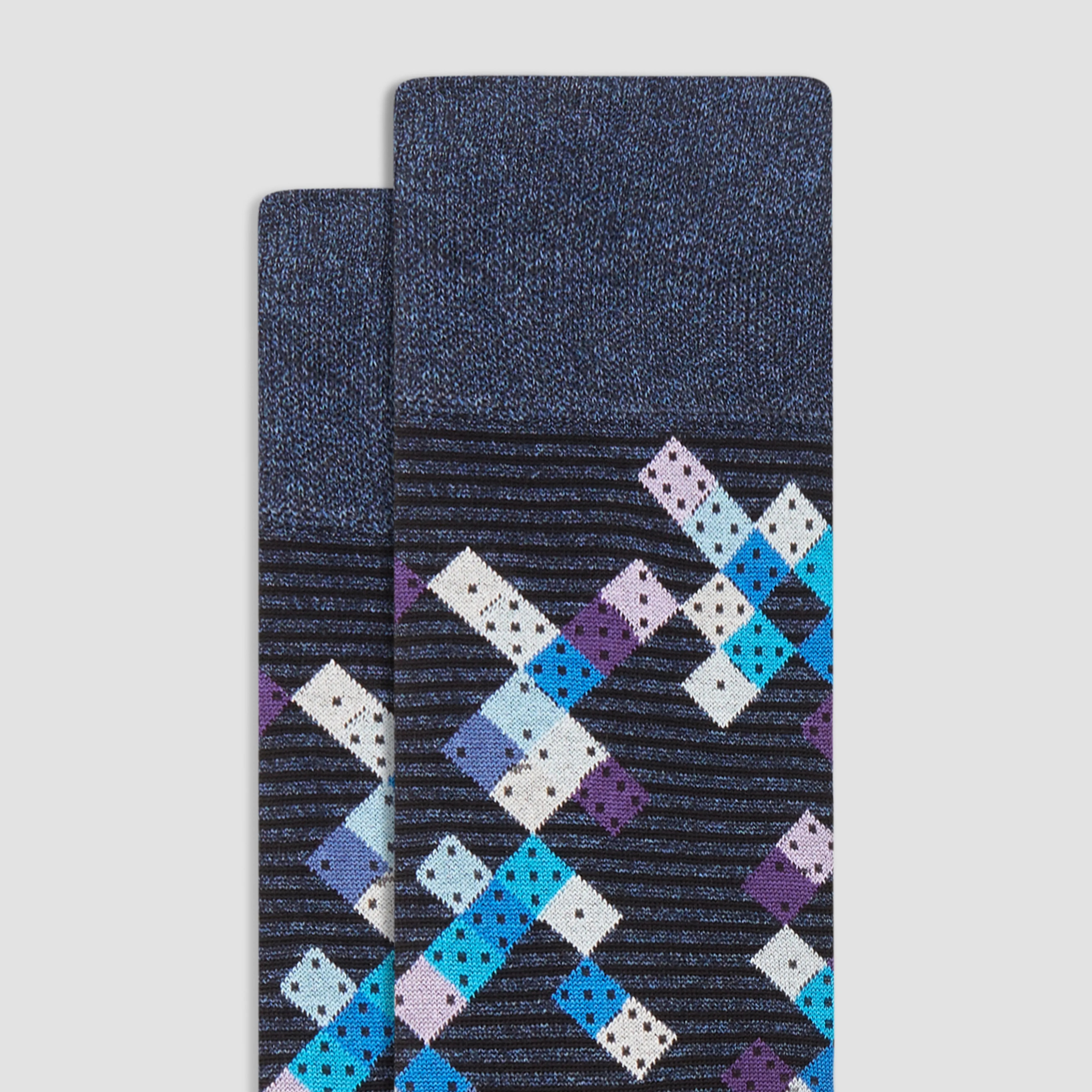 Dominoes Mid-Calf Socks sold by Bugatchi product image thumbnail 2