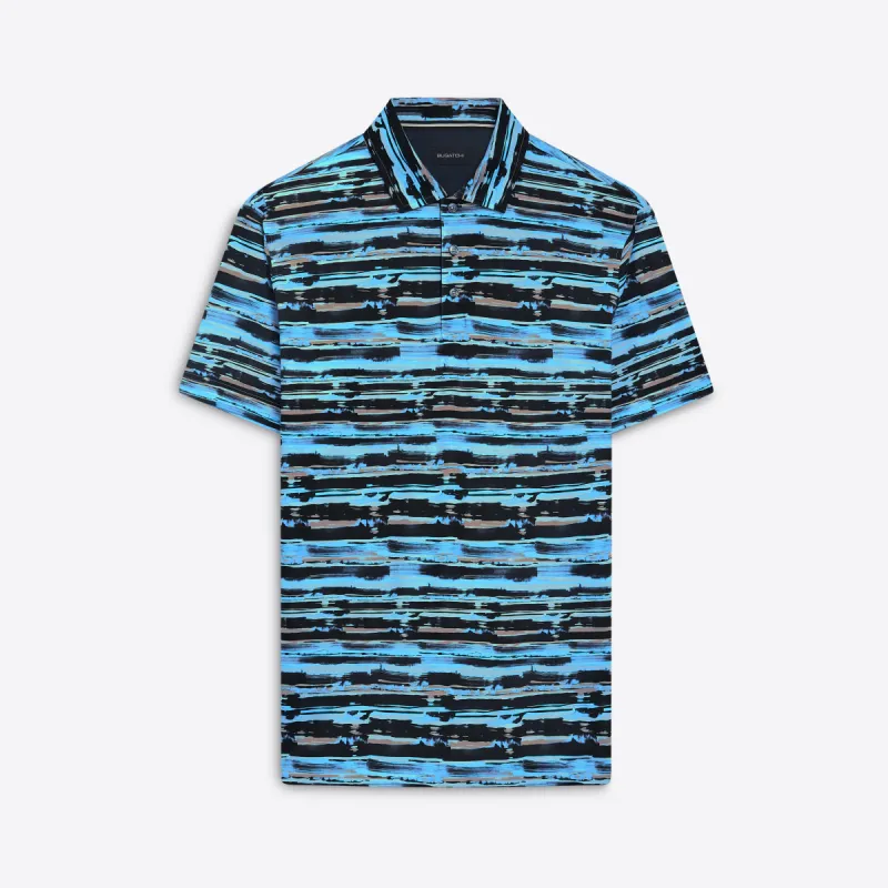 Hendrix Abstract Print Polo sold by Bugatchi