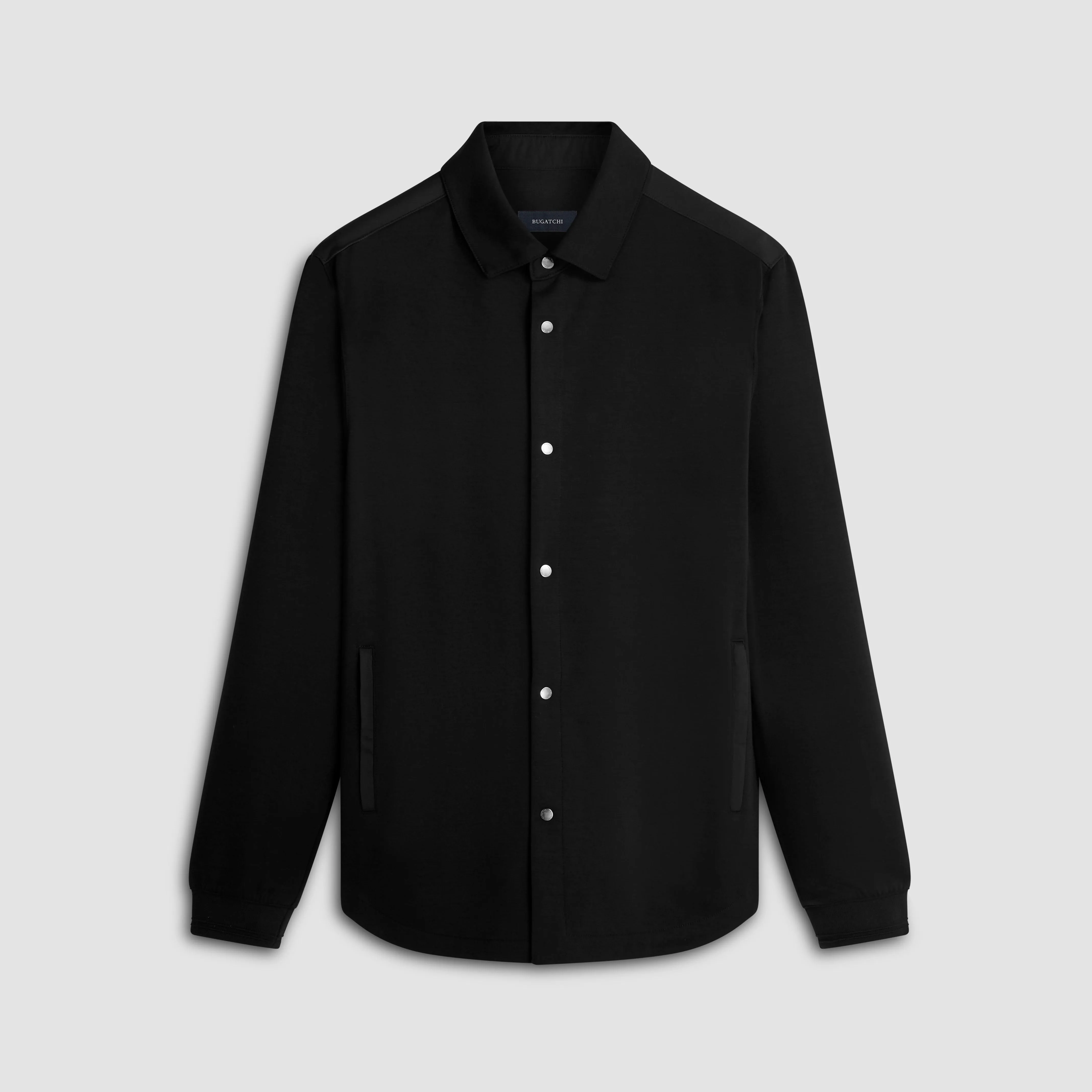 Soft Touch Performance Shirt Jacket sold by Bugatchi