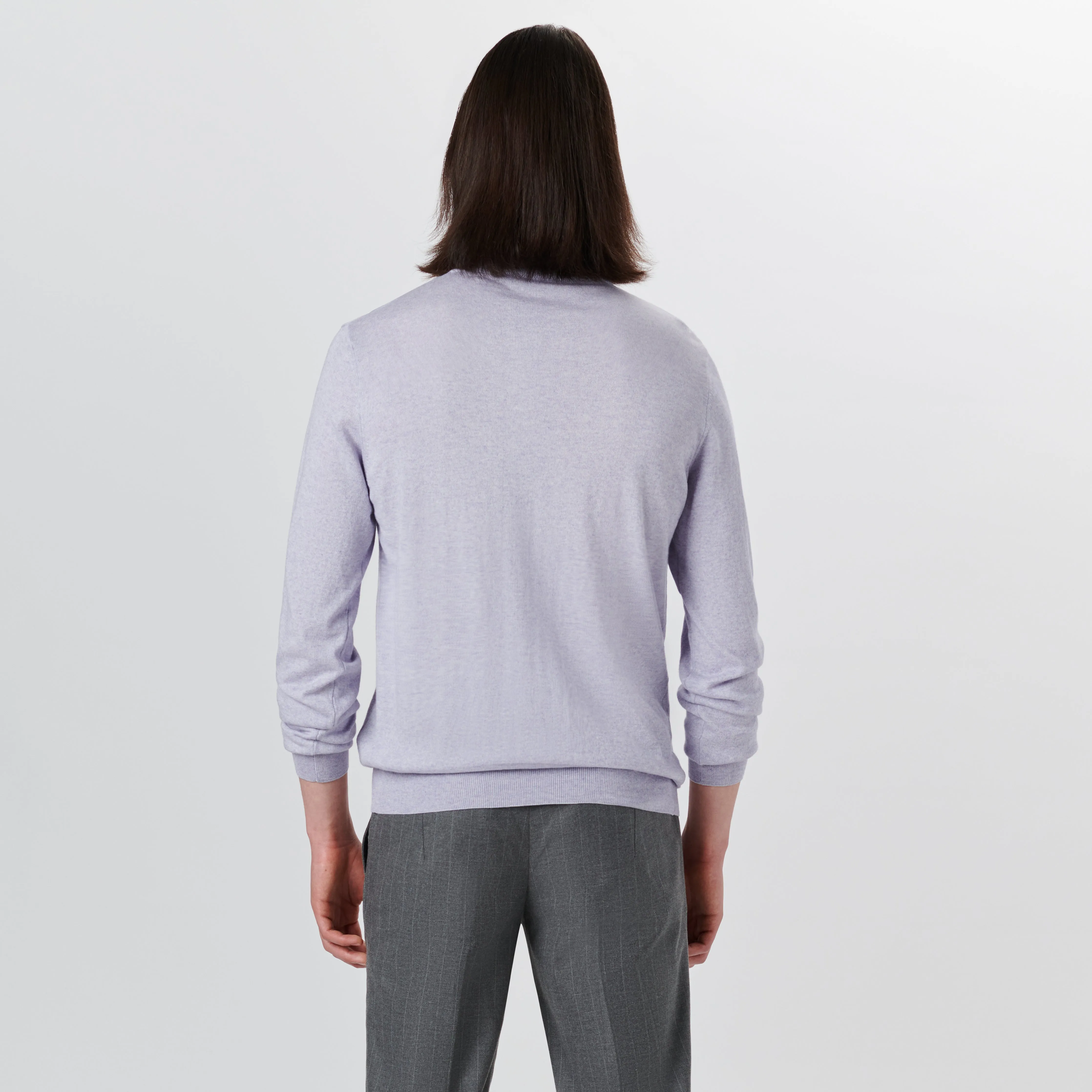 Melange Quarter Zip Pullover Sweater sold by Bugatchi product image thumbnail 4