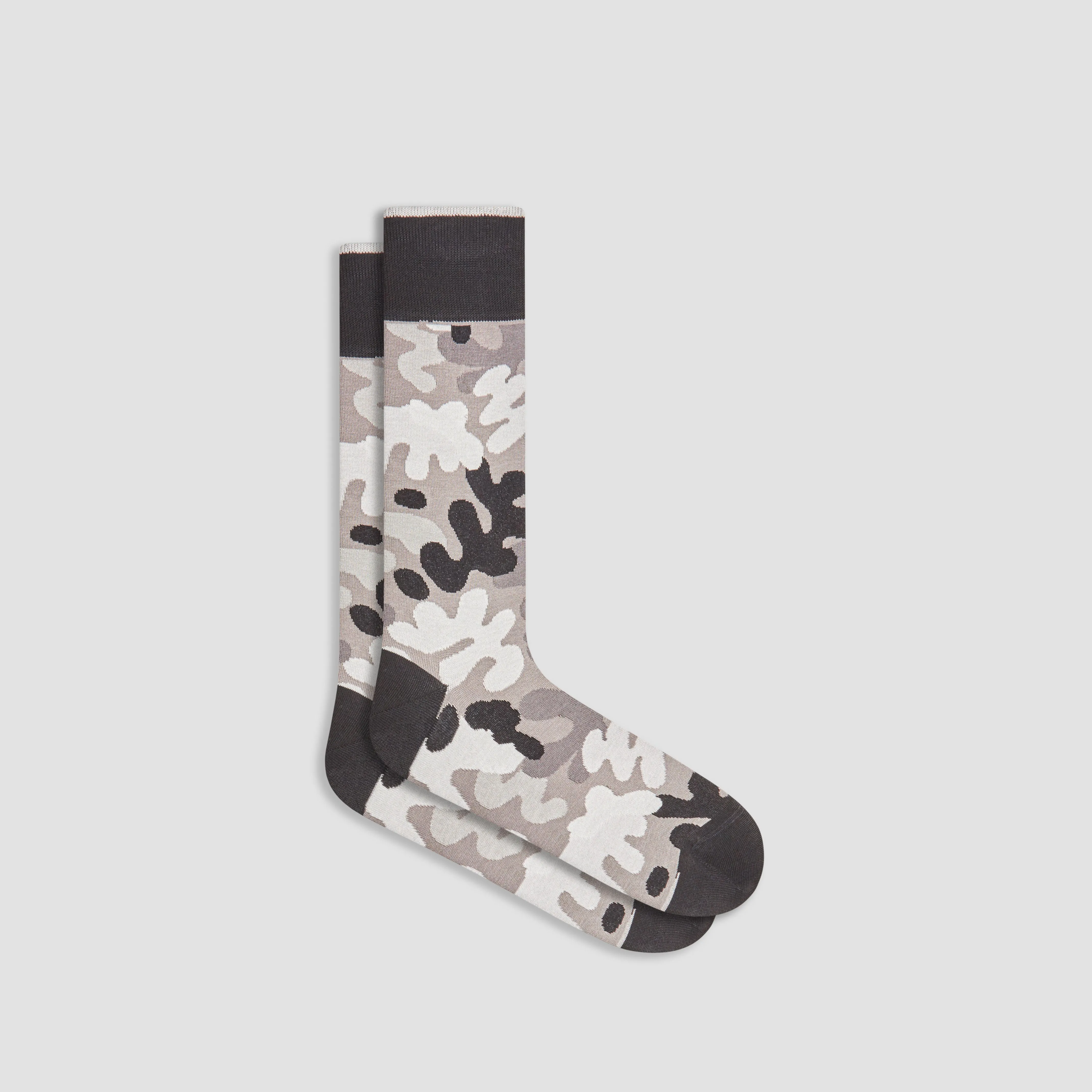 Abstract Mid-Calf Socks sold by Bugatchi