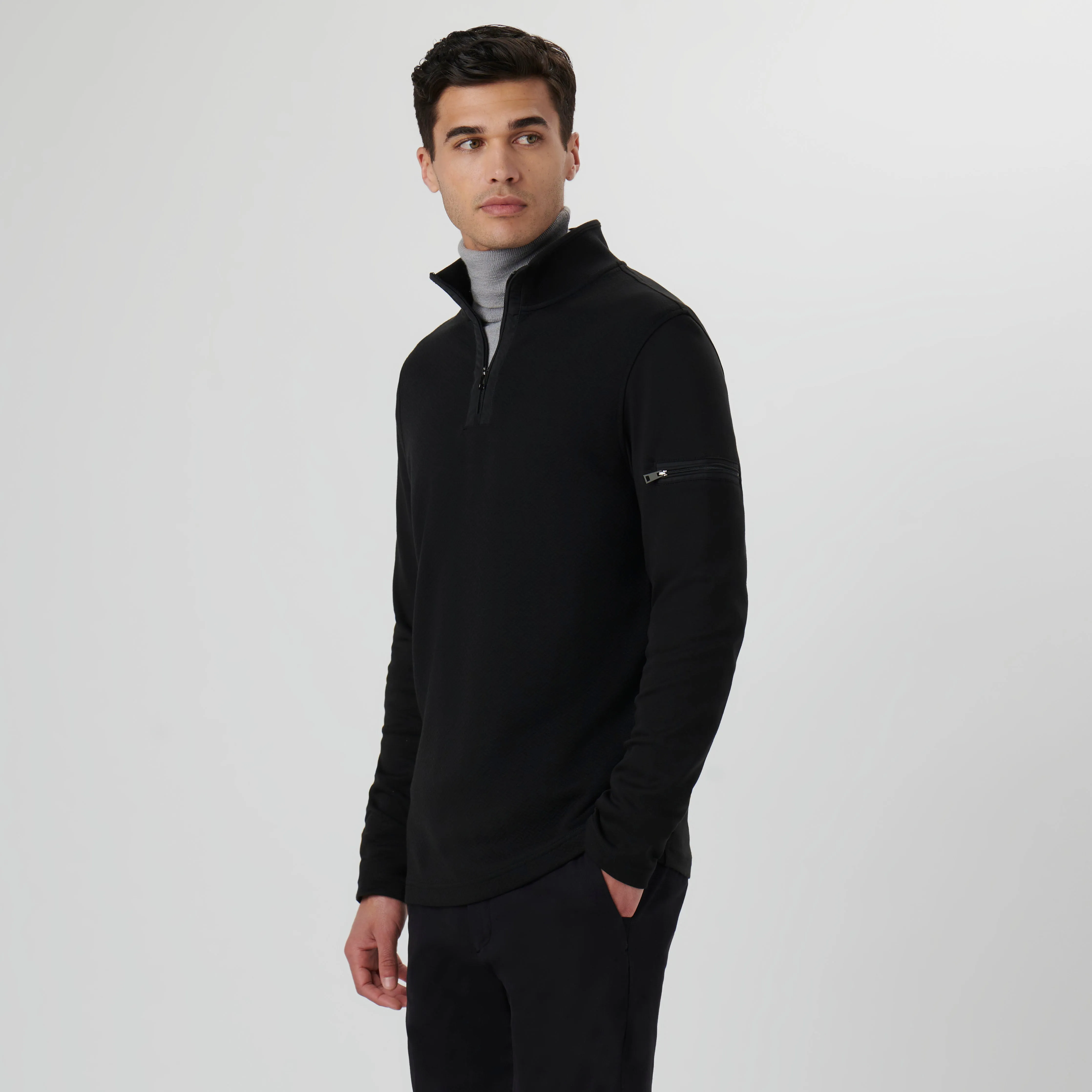 Quarter Zip Pullover sold by Bugatchi product image thumbnail 3