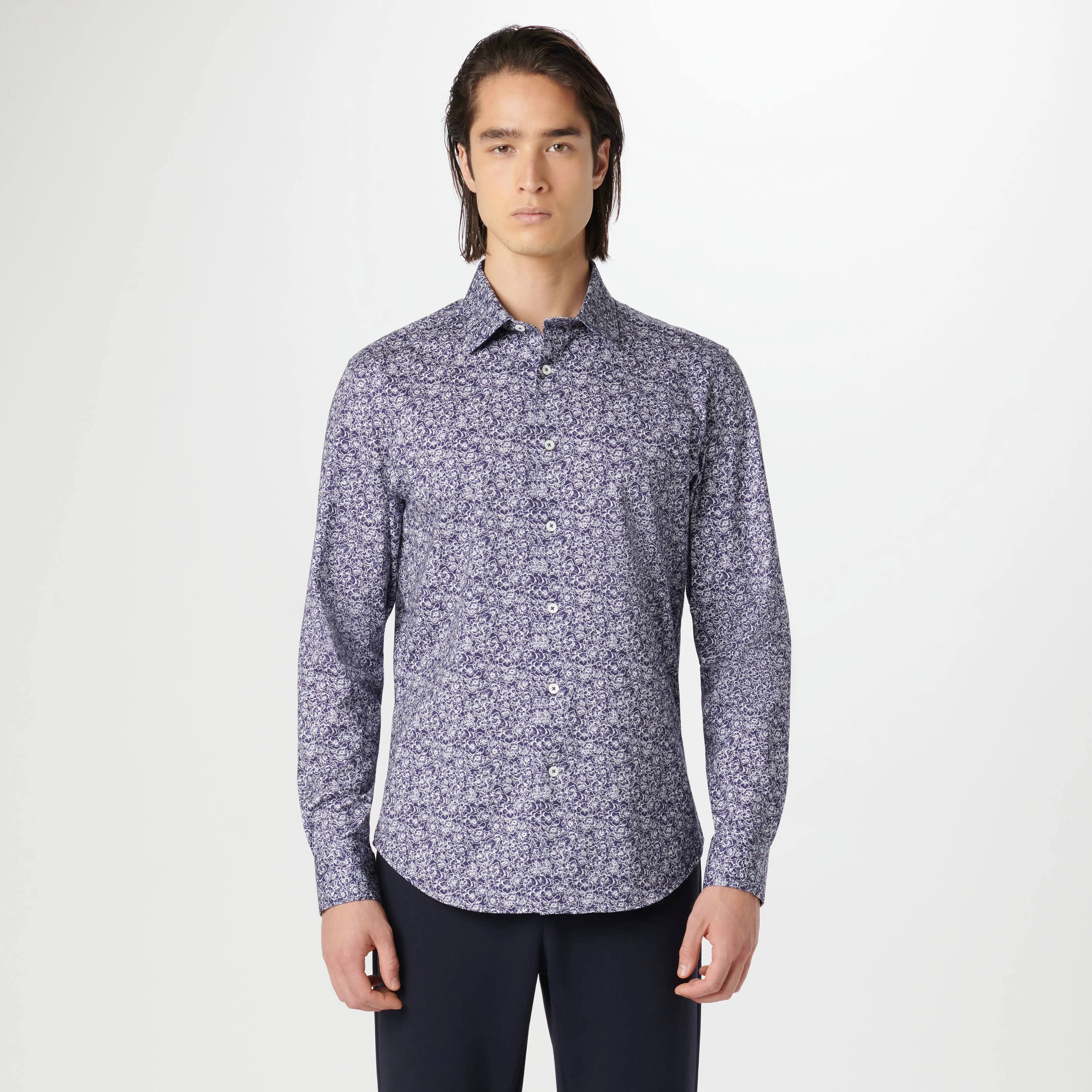James Floral OoohCotton Shirt sold by Bugatchi product image thumbnail 2