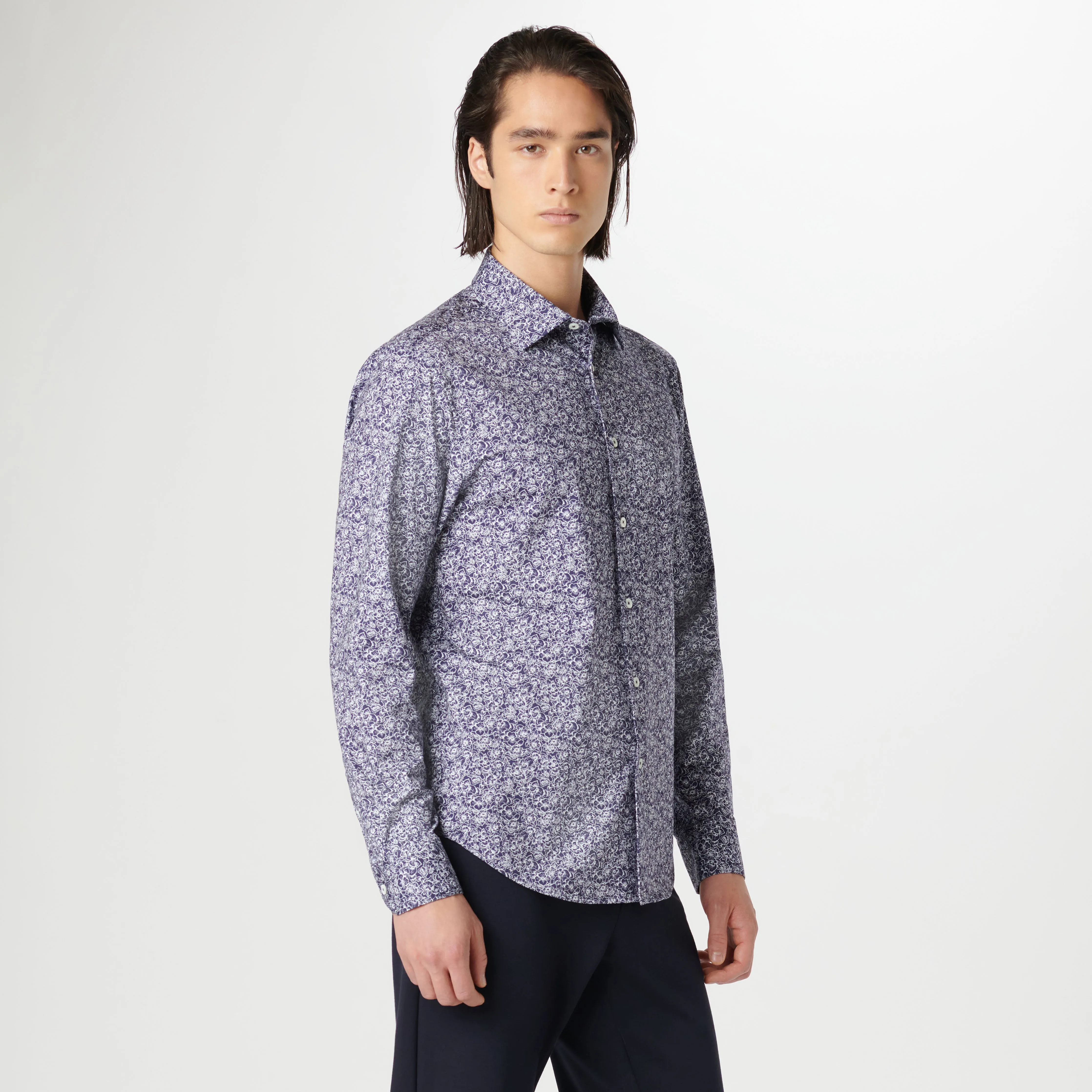 James Floral OoohCotton Shirt sold by Bugatchi product image thumbnail 3