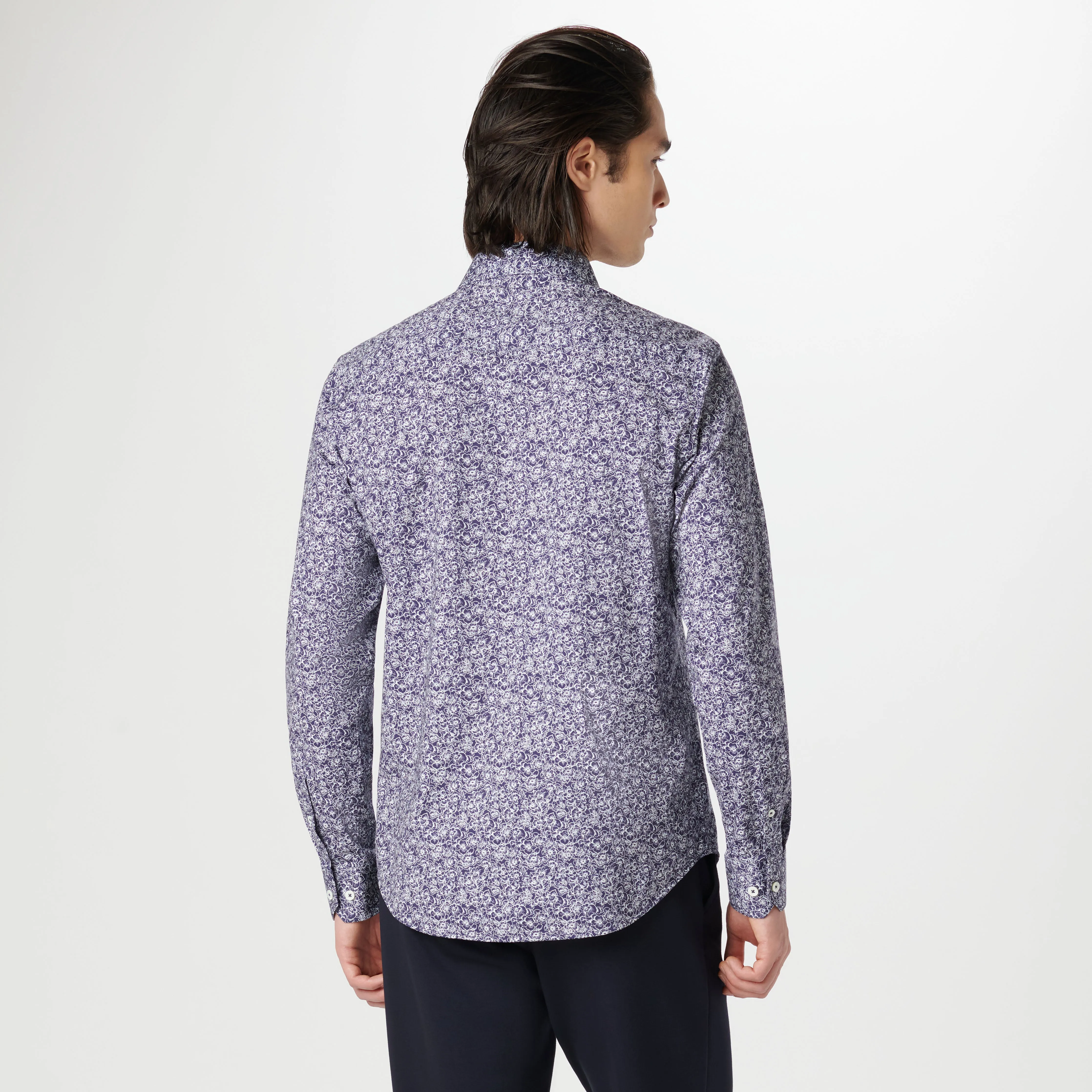 James Floral OoohCotton Shirt sold by Bugatchi product image thumbnail 4