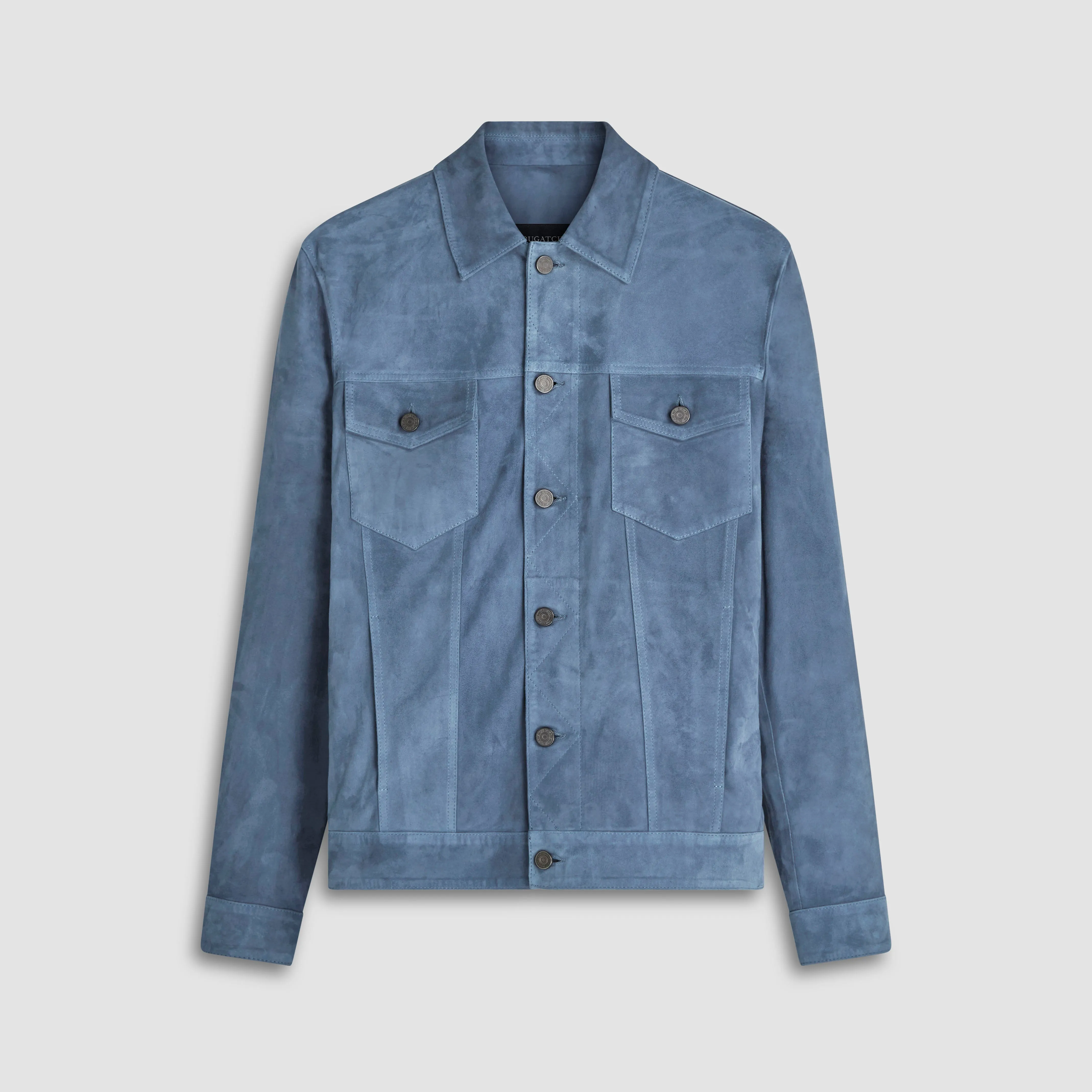 Denim Style Suede Jacket sold by Bugatchi