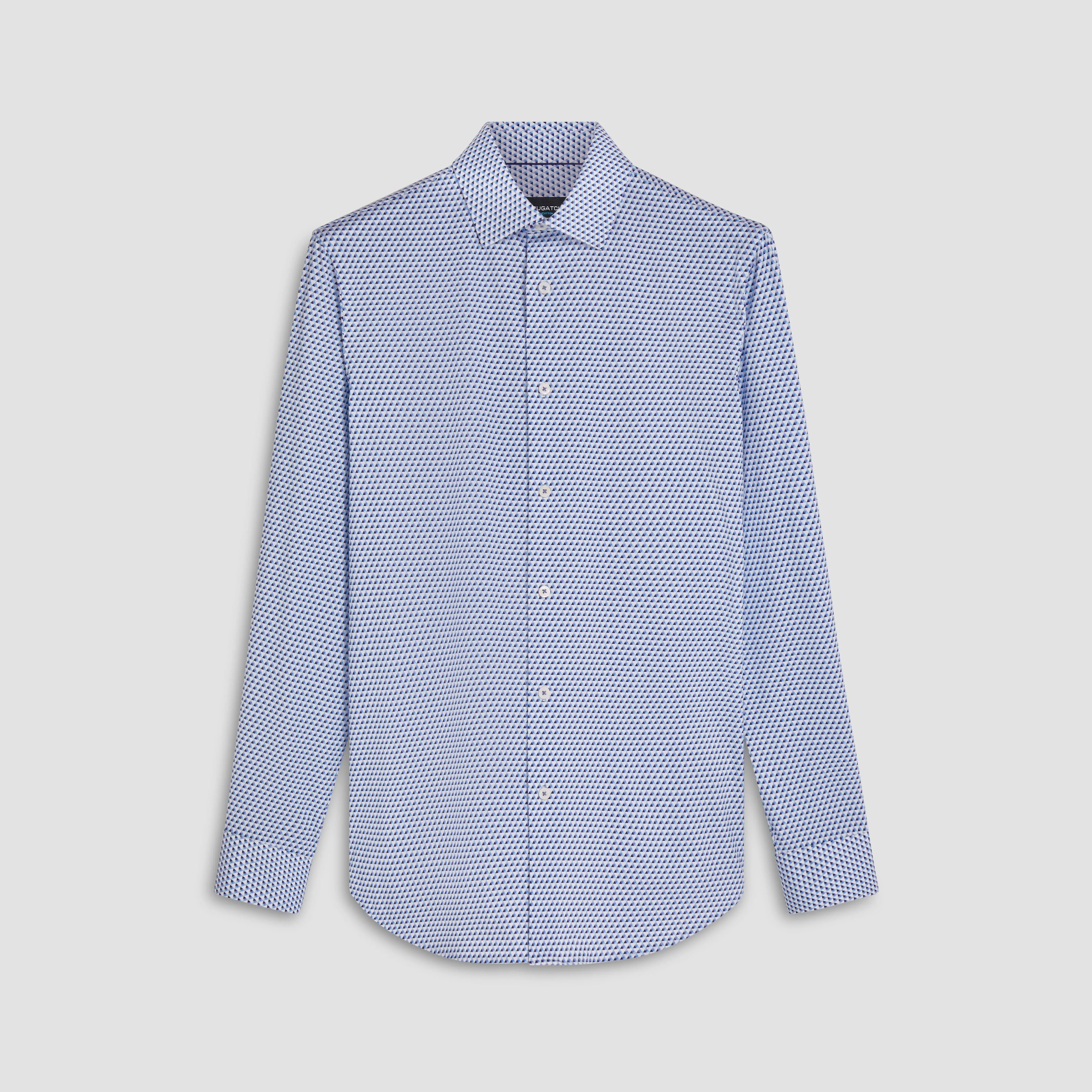 James Geometric Print OoohCotton Shirt sold by Bugatchi