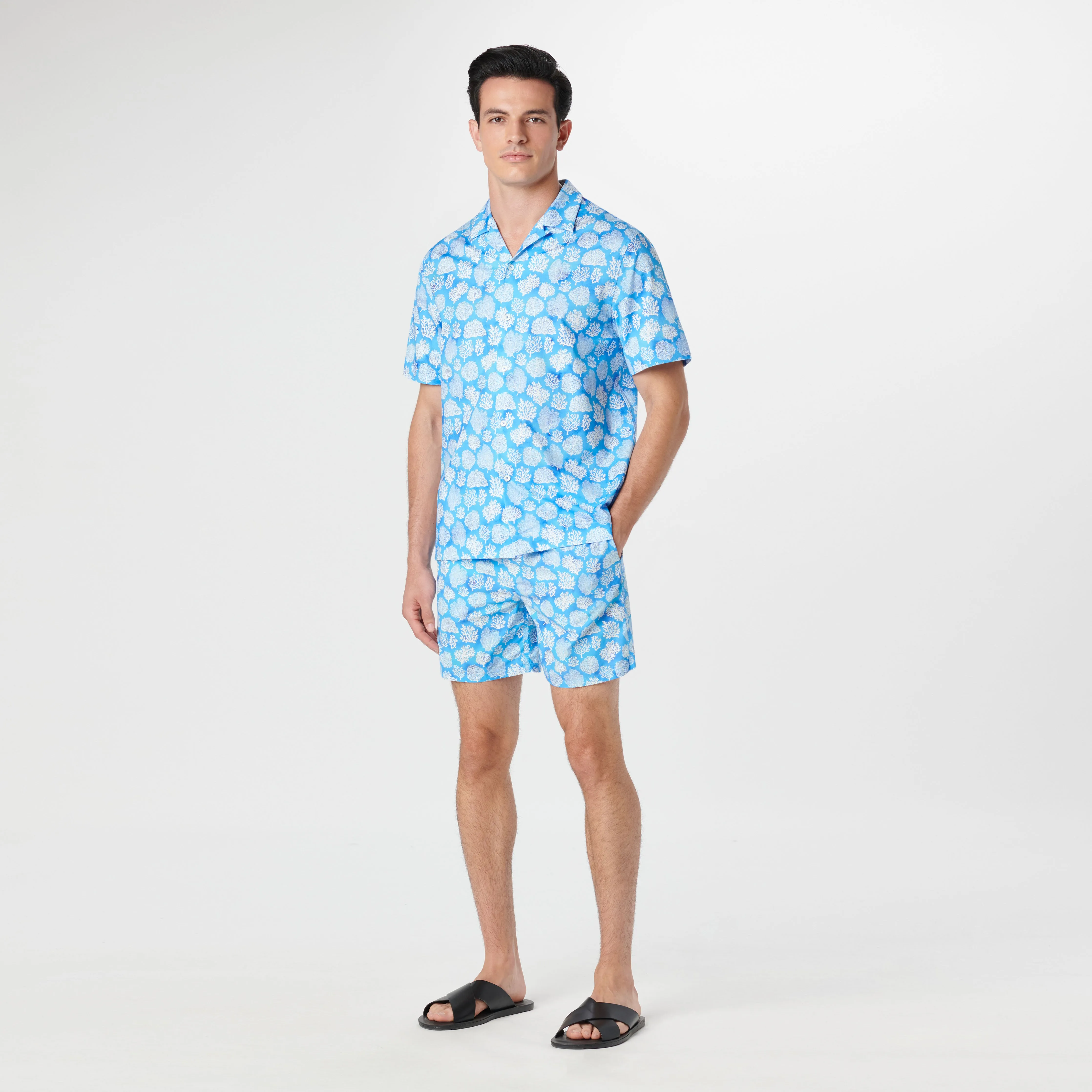 Cole Coral OoohCotton Camp Shirt sold by Bugatchi product image thumbnail 5