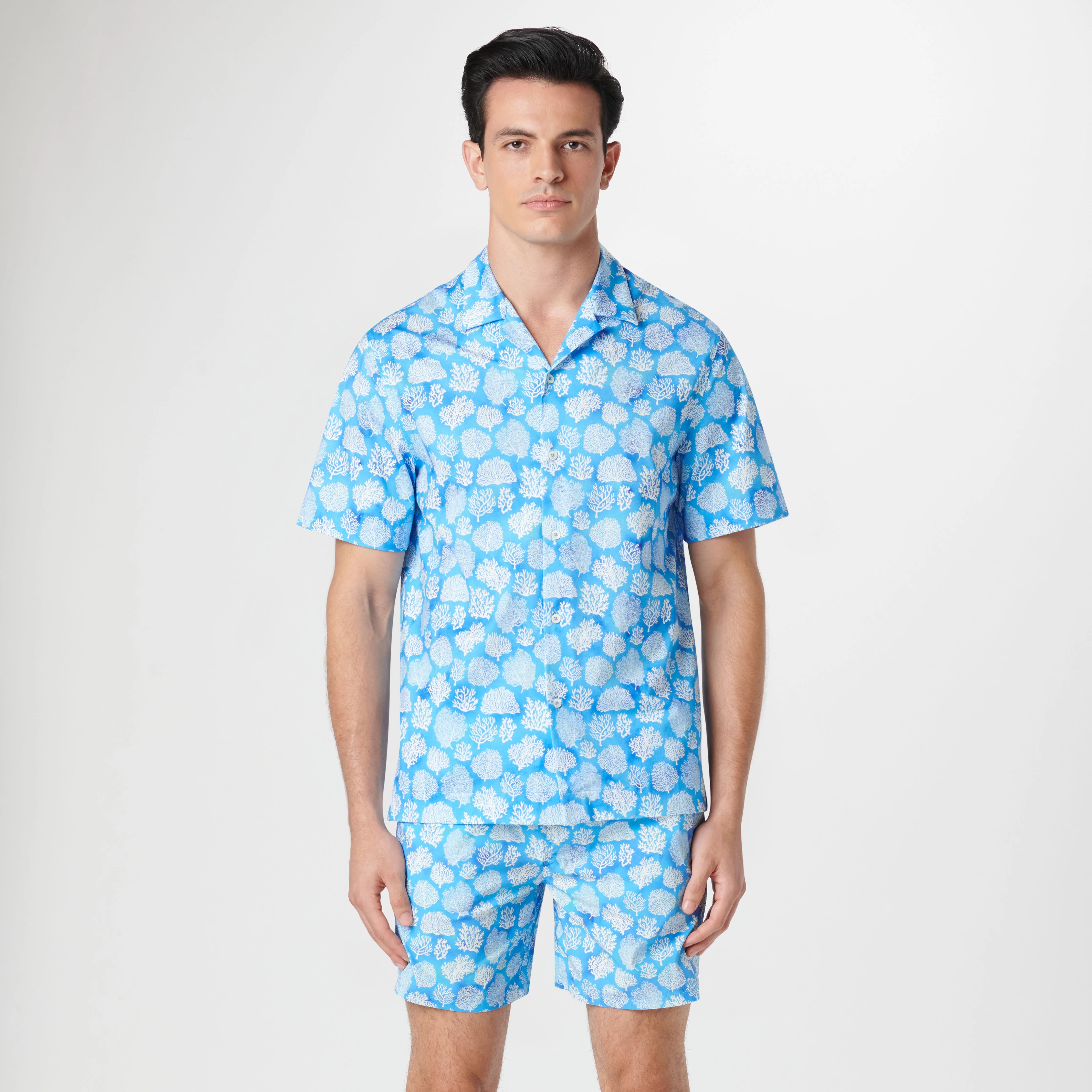 Cole Coral OoohCotton Camp Shirt sold by Bugatchi product image thumbnail 2