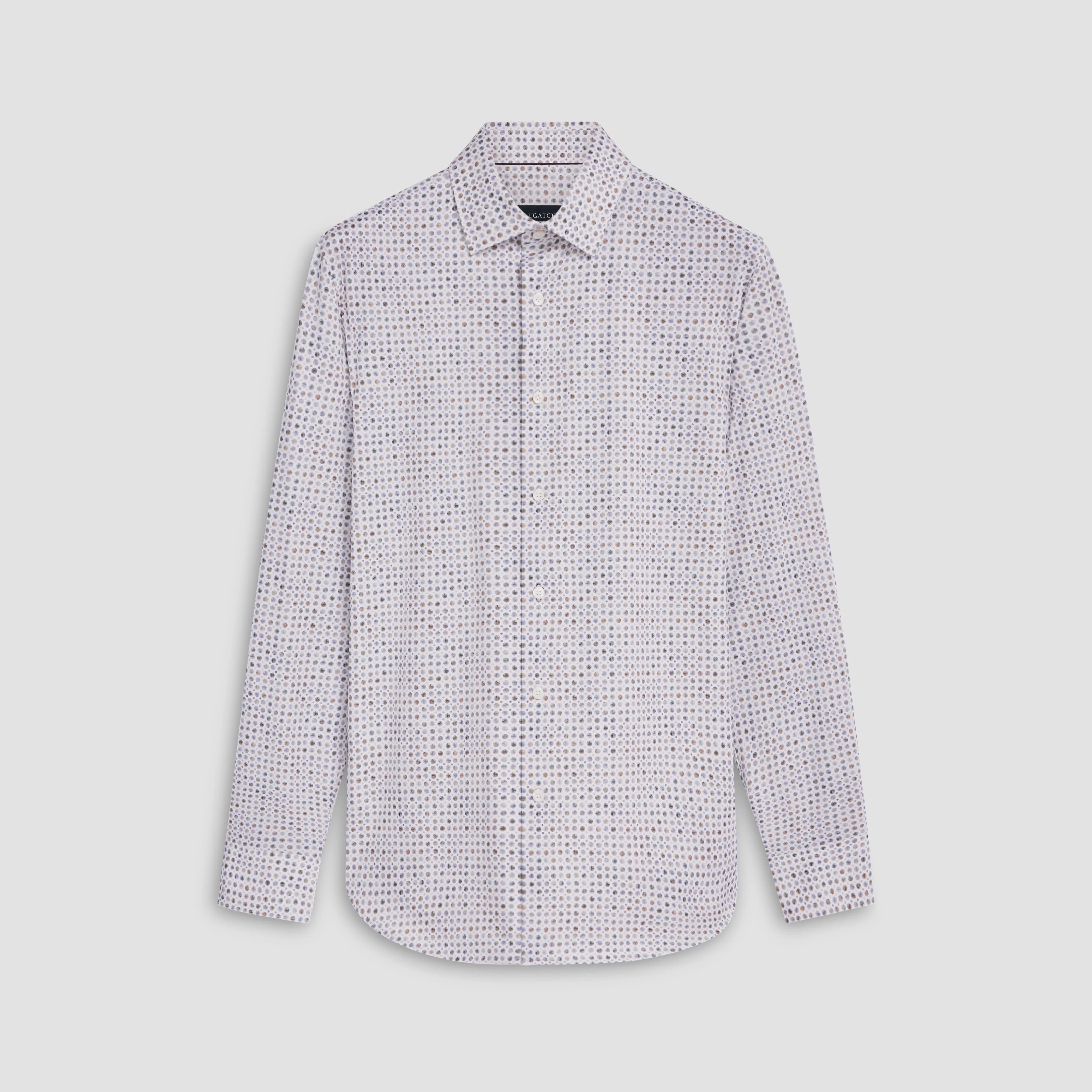 James Coin Dots OoohCotton Shirt sold by Bugatchi