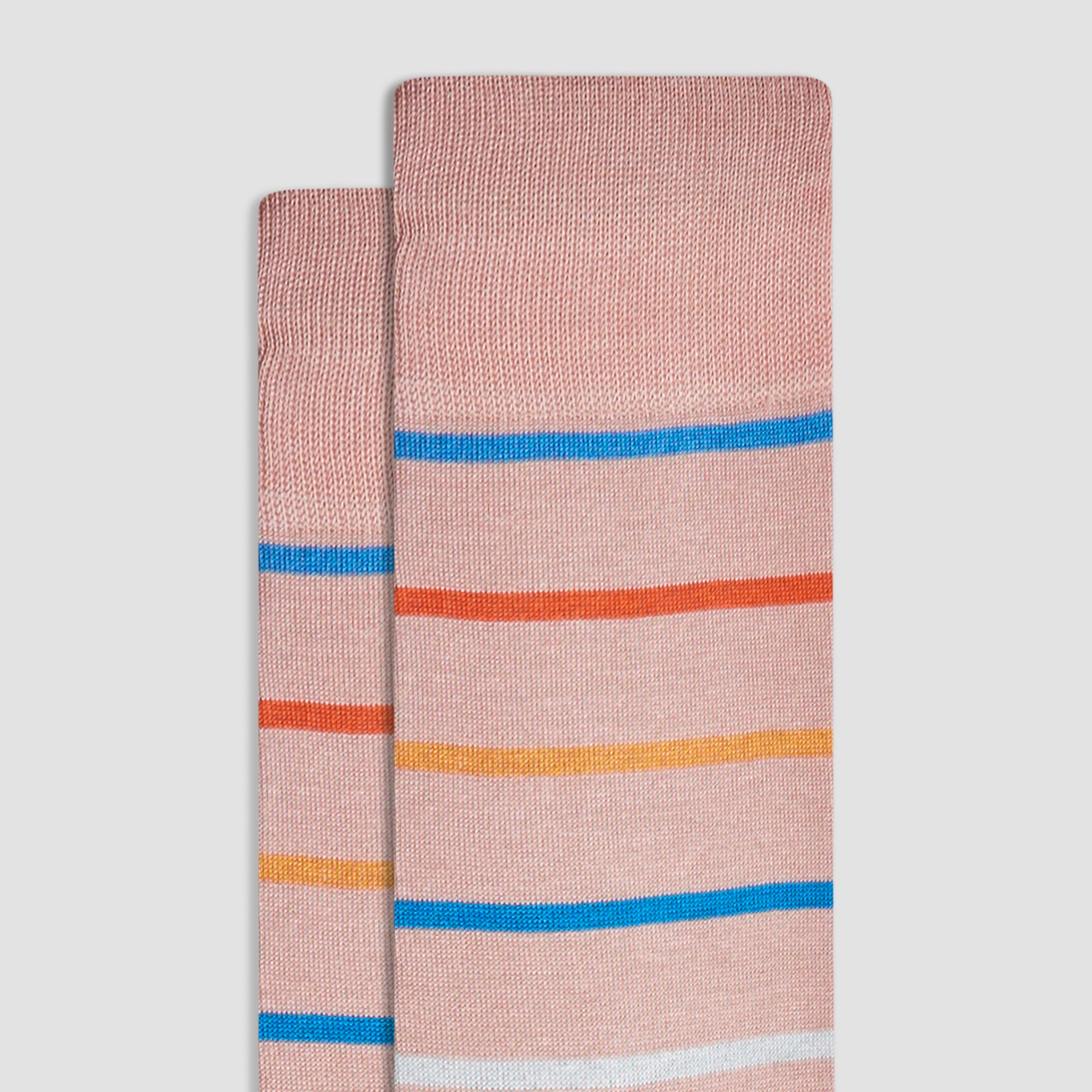 Striped Mid-Calf Socks sold by Bugatchi product image thumbnail 2