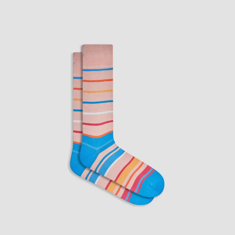 Striped Mid-Calf Socks sold by Bugatchi