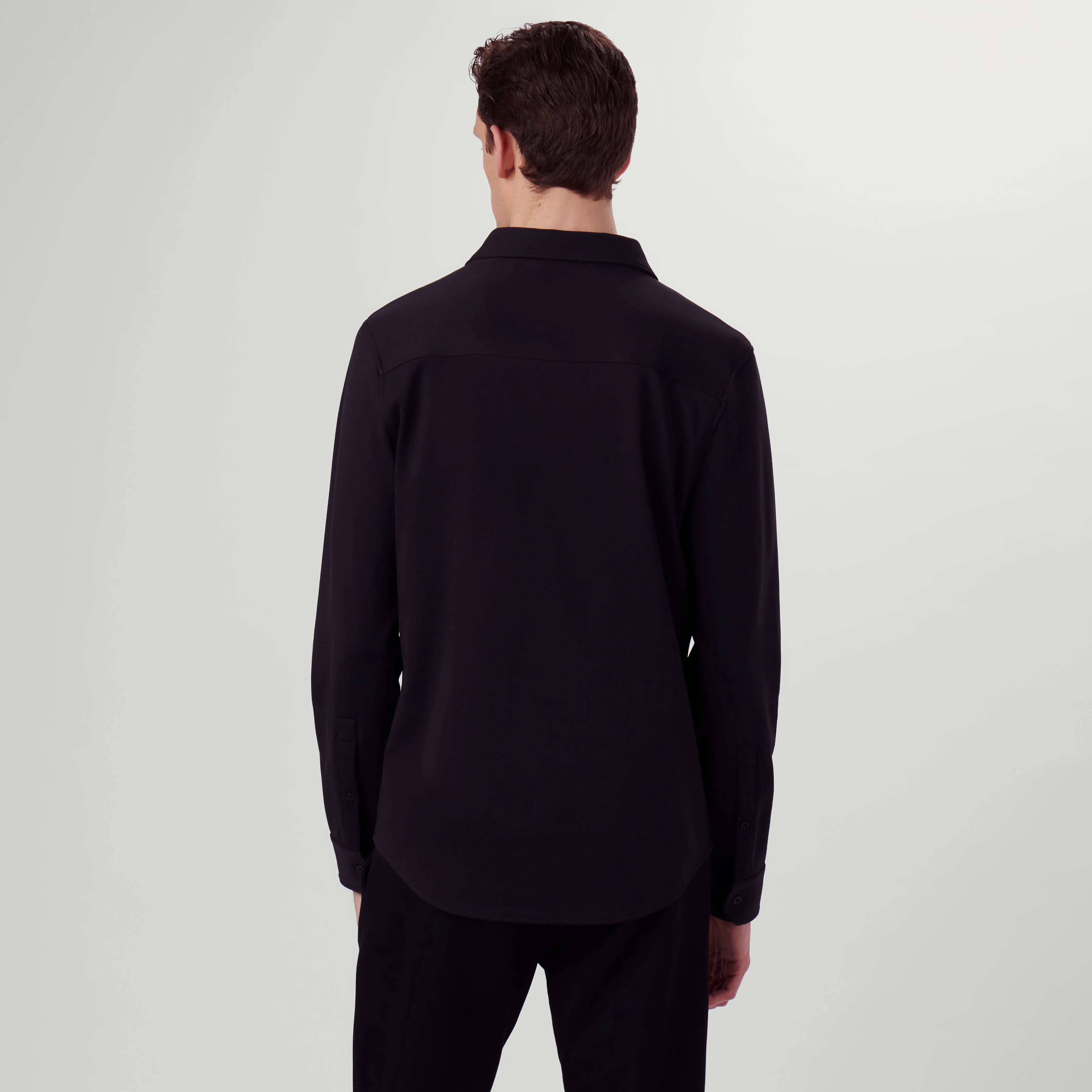 Knit Shirt Jacket sold by Bugatchi product image thumbnail 4