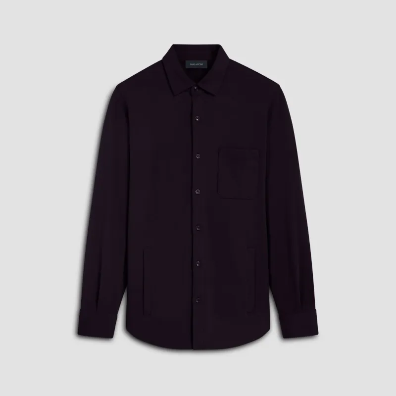 Knit Shirt Jacket sold by Bugatchi