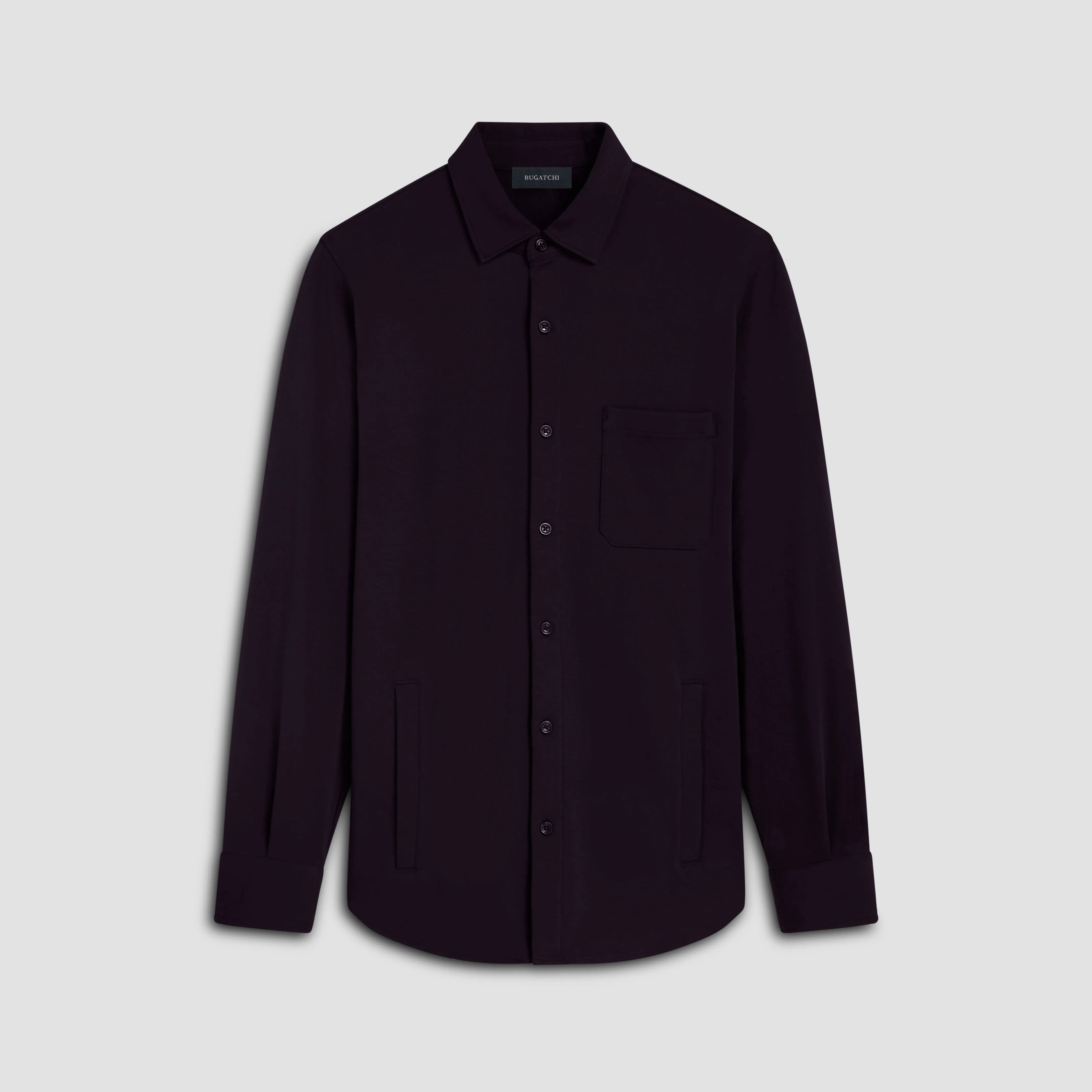 Knit Shirt Jacket sold by Bugatchi