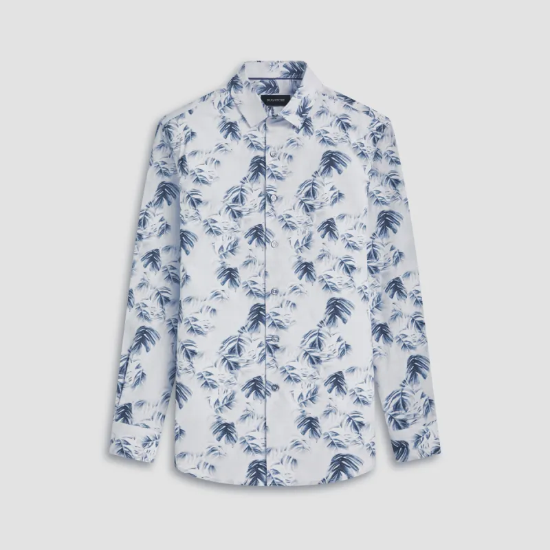 Julian Leaf Print Shirt sold by Bugatchi