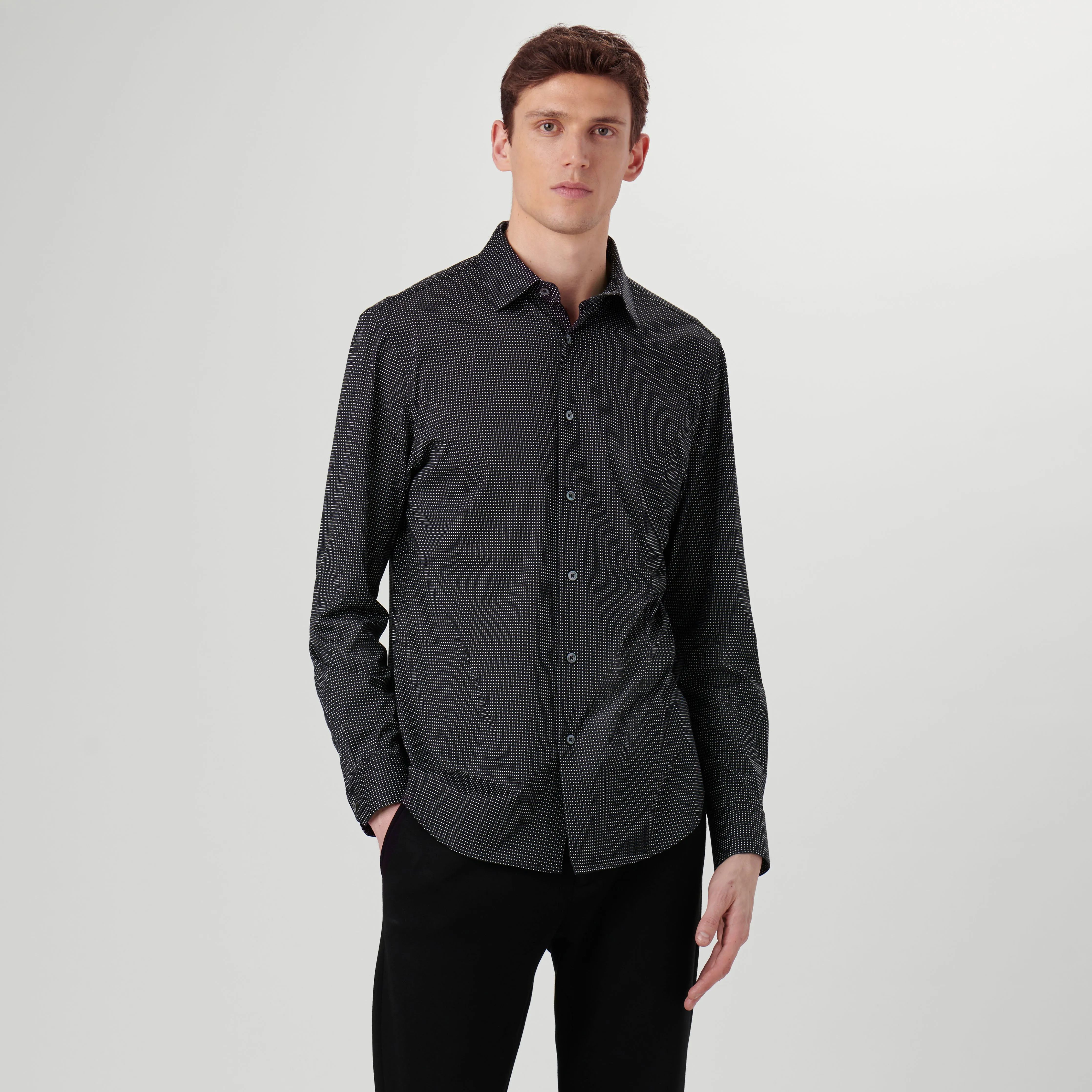 James Polka Dot OoohCotton Shirt sold by Bugatchi product image thumbnail 2