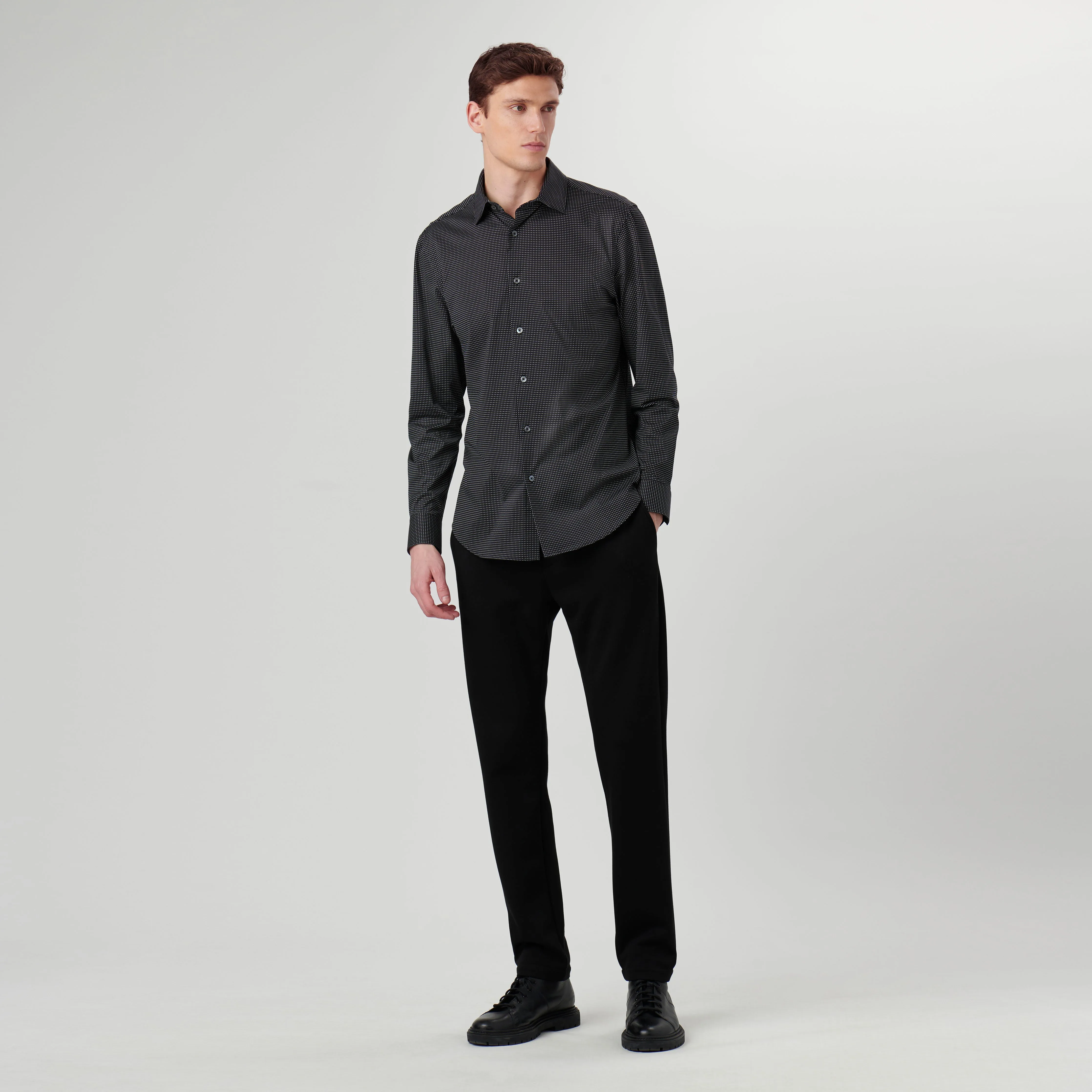 James Polka Dot OoohCotton Shirt sold by Bugatchi product image thumbnail 5