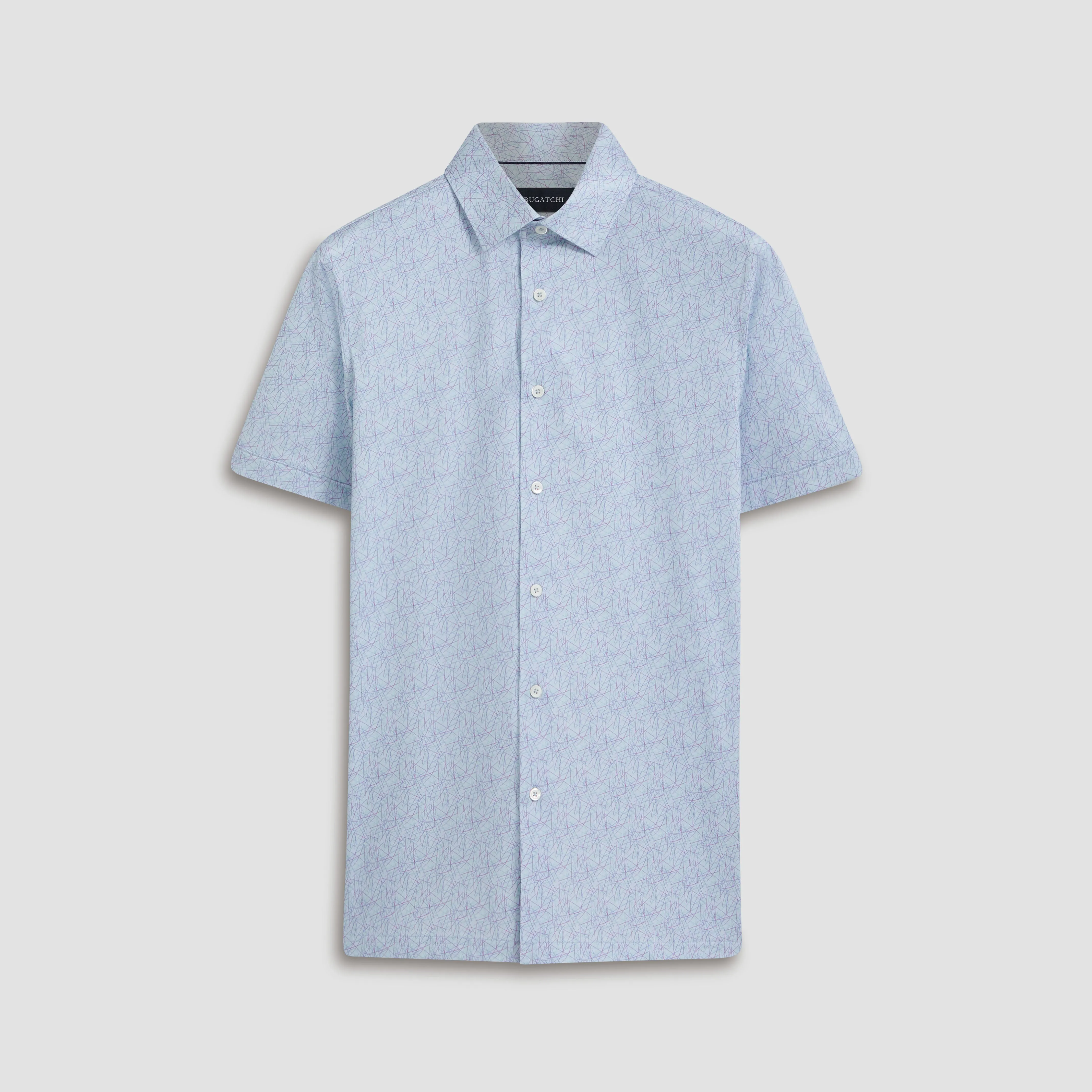 Milo Abstract OoohCotton Short Sleeve Shirt sold by Bugatchi