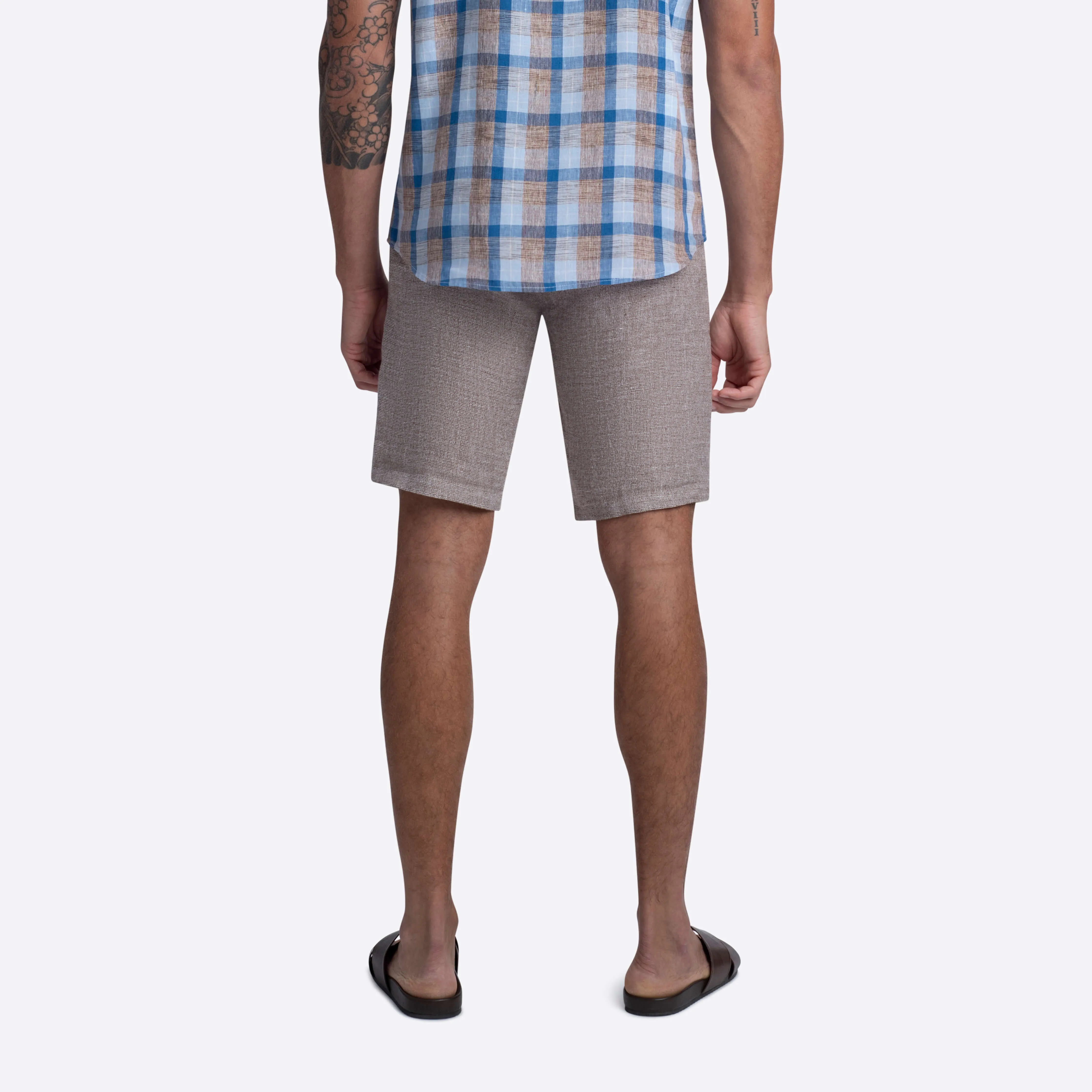 Flat Front Bermuda Shorts sold by Bugatchi product image thumbnail 4