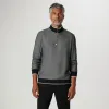 Mini Cable Quarter Zip Pullover sold by Bugatchi