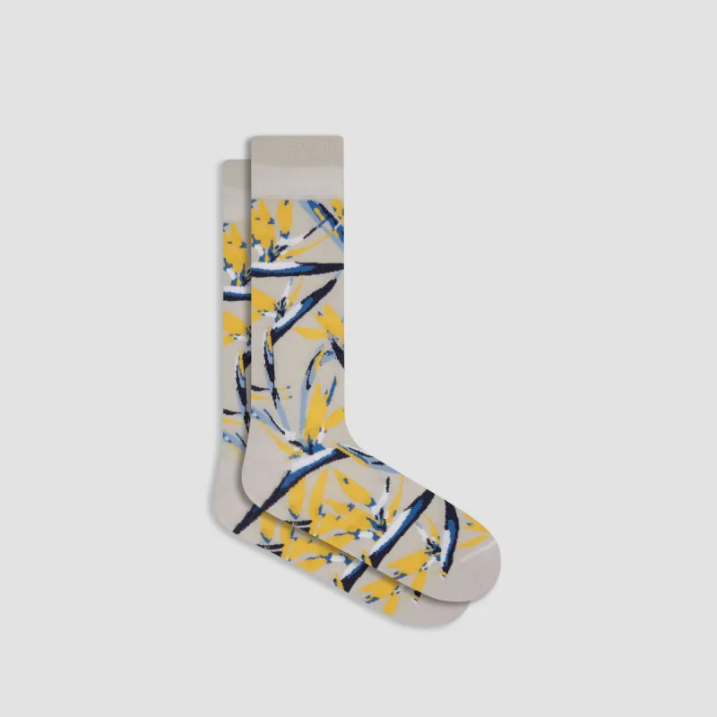 Birds of Paradise Mid-Calf Socks sold by Bugatchi