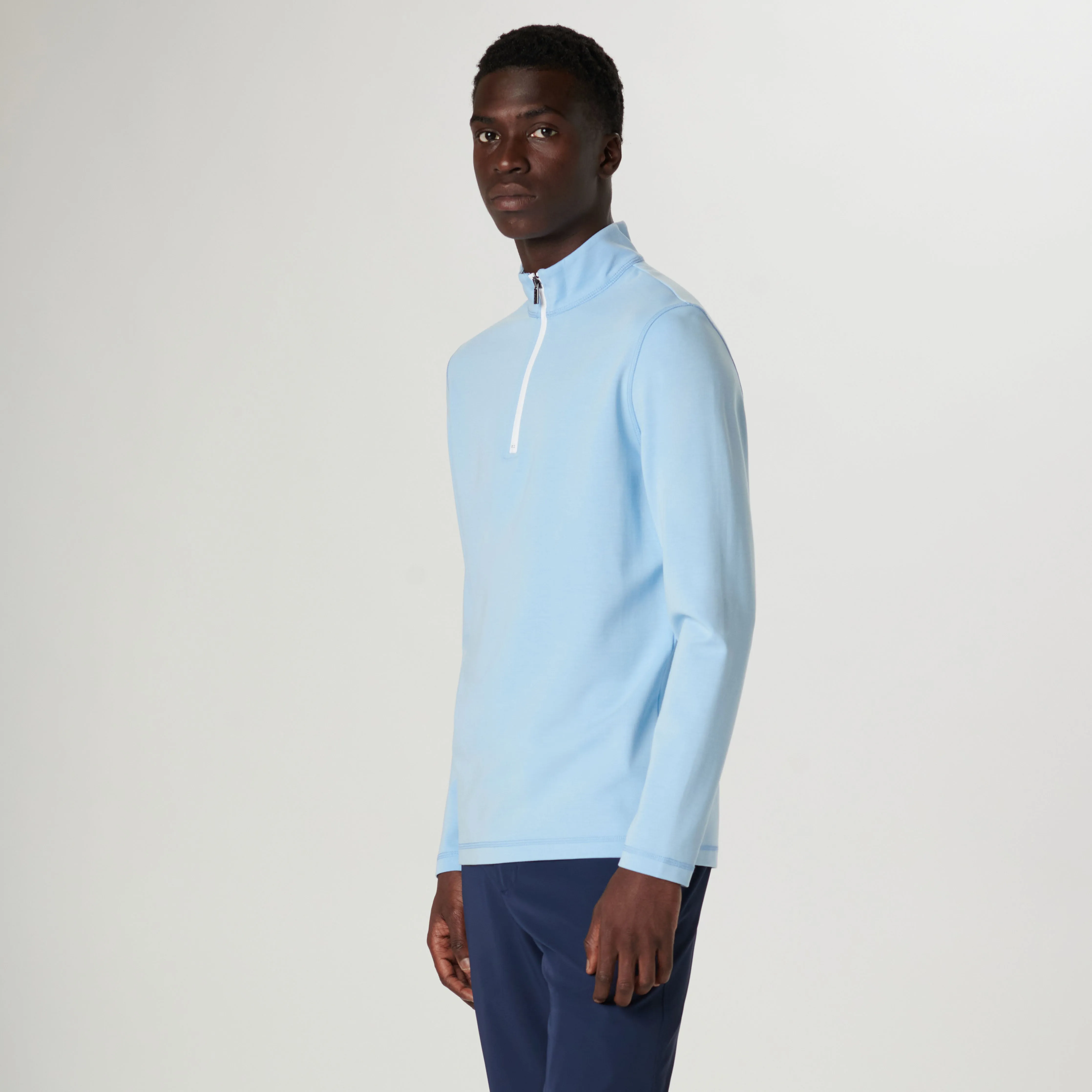 Performance Quarter Zip Pull Over sold by Bugatchi product image thumbnail 3