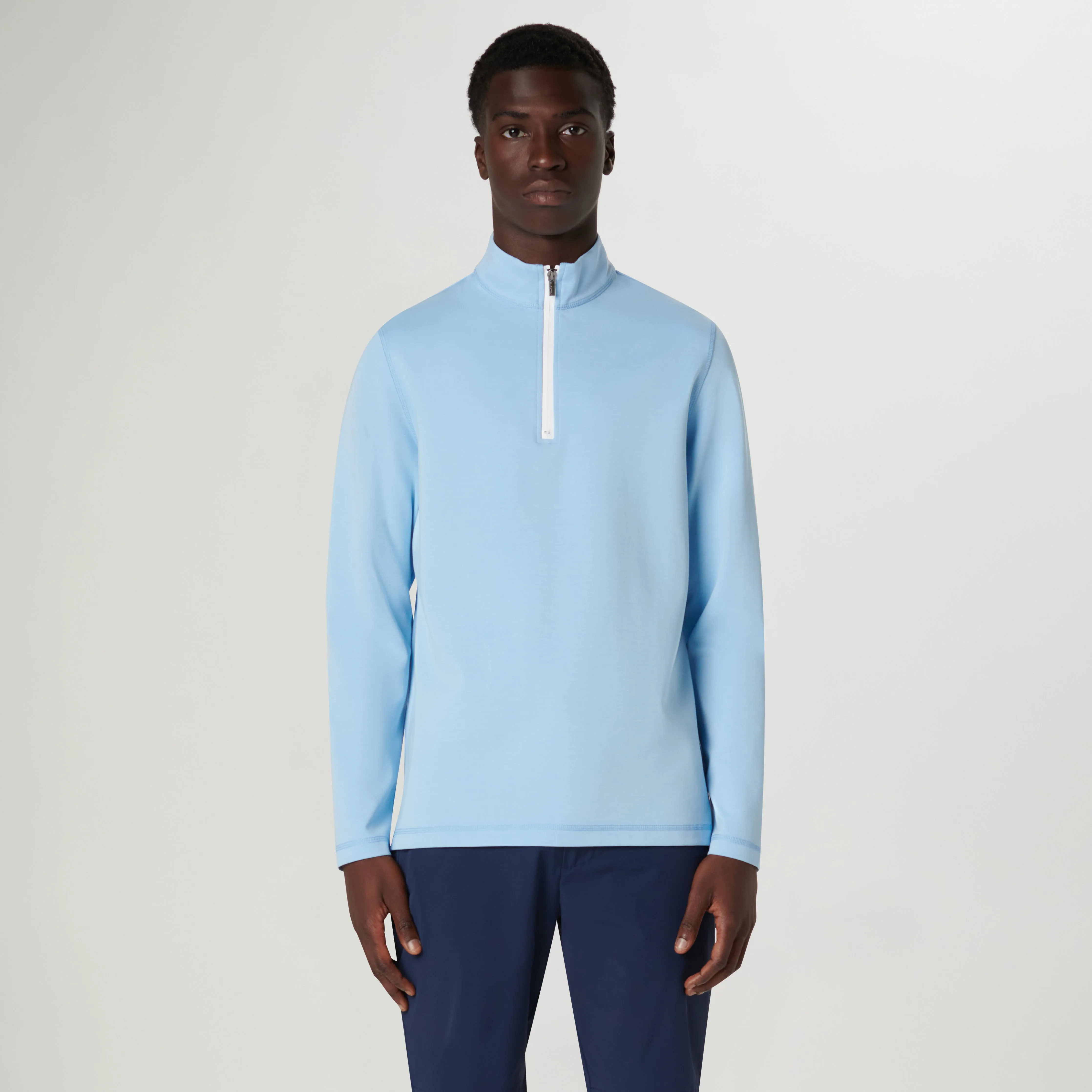 Performance Quarter Zip Pull Over sold by Bugatchi product image thumbnail 2