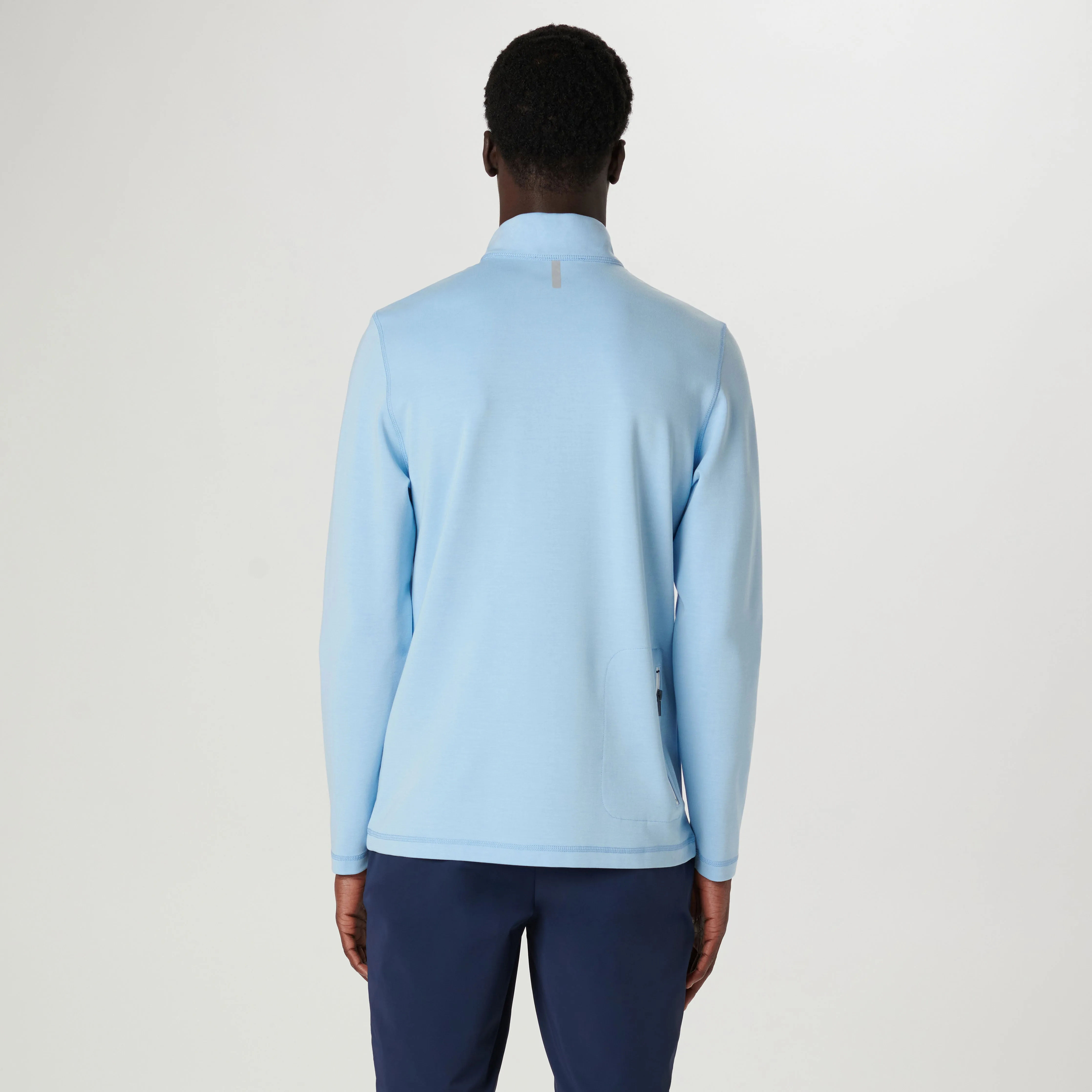 Performance Quarter Zip Pull Over sold by Bugatchi product image thumbnail 4