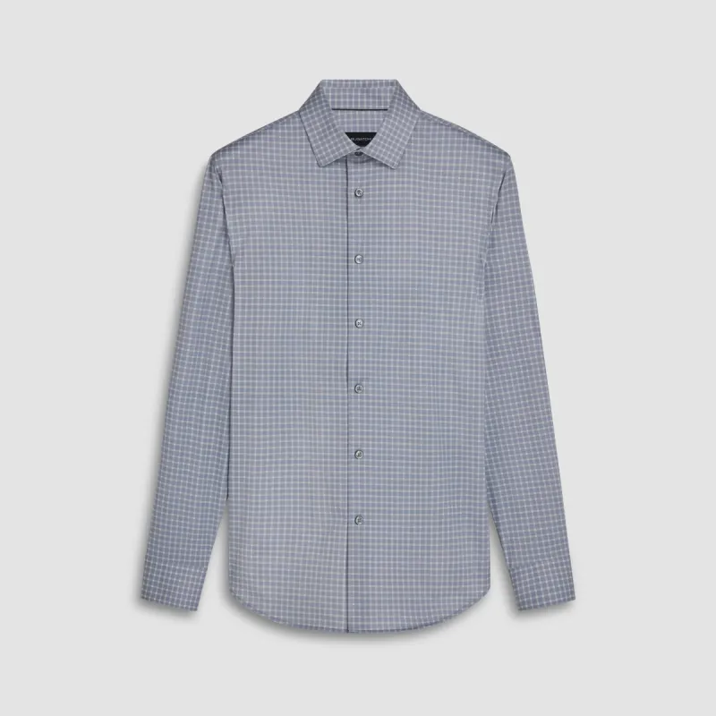 James Mini Check OoohCotton Shirt sold by Bugatchi