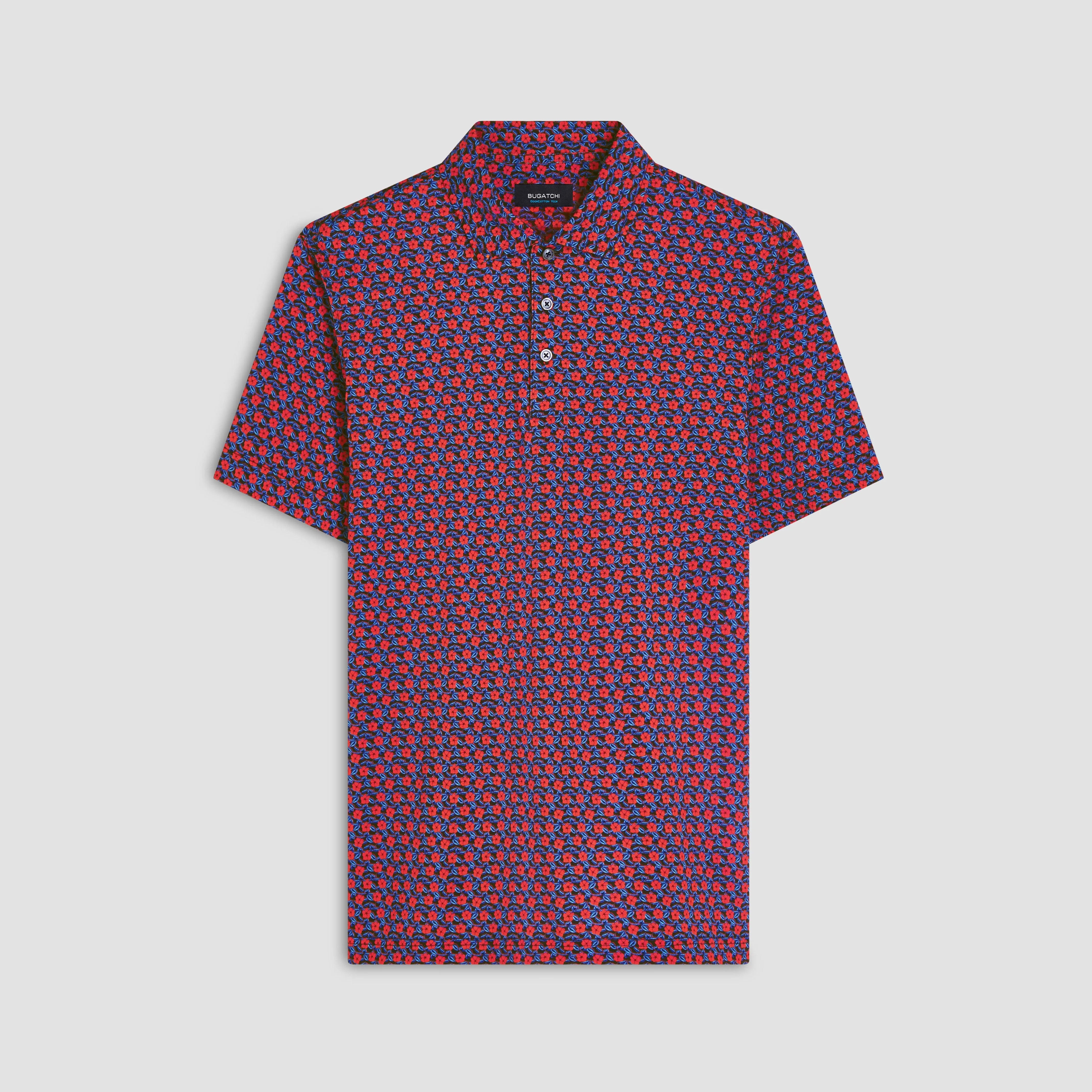 Victor Floral Print OoohCotton Polo sold by Bugatchi
