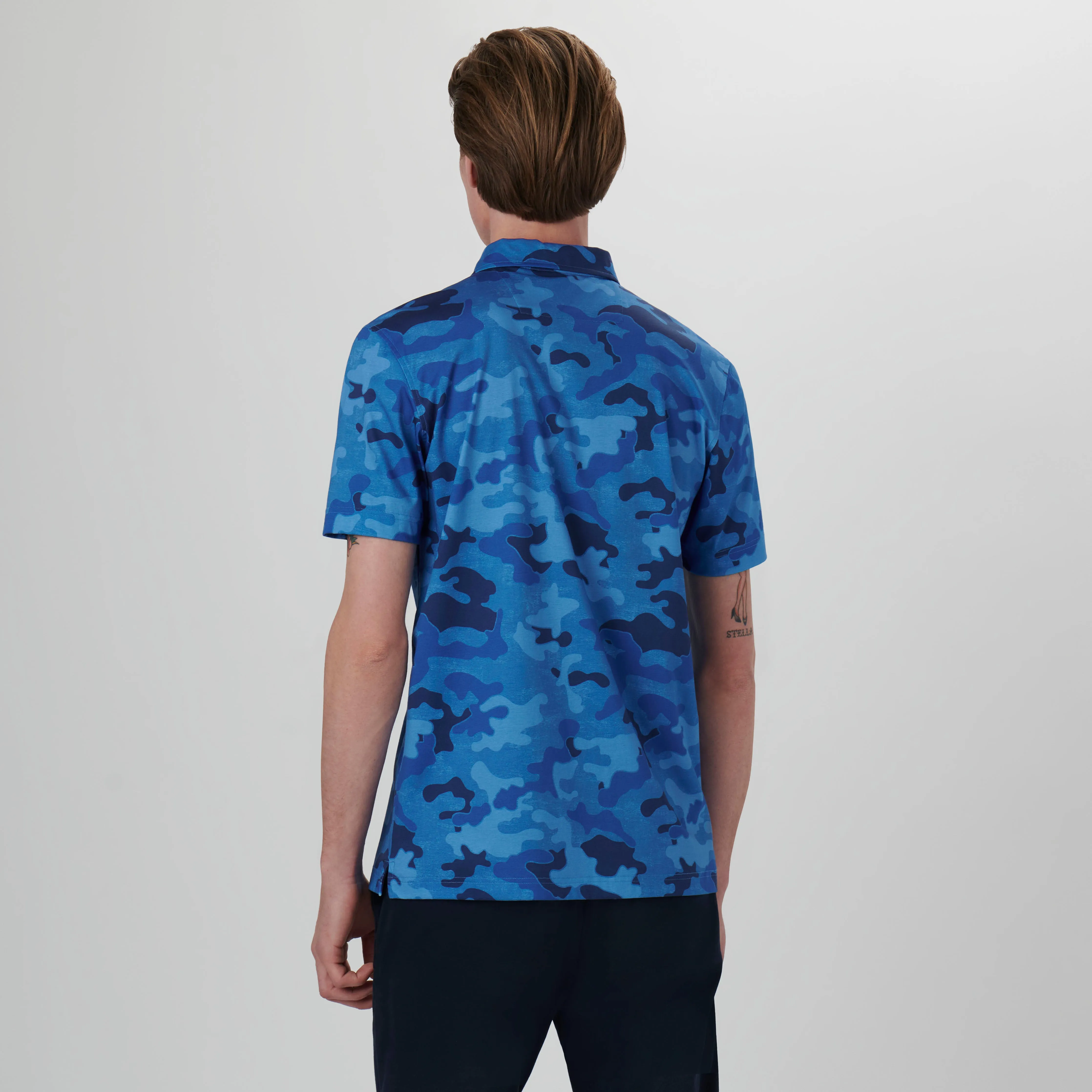 Hendrix Camouflage Print Polo Shirt sold by Bugatchi product image thumbnail 4