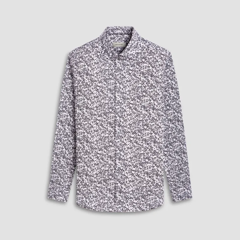 Axel Leaf Print Shirt sold by Bugatchi