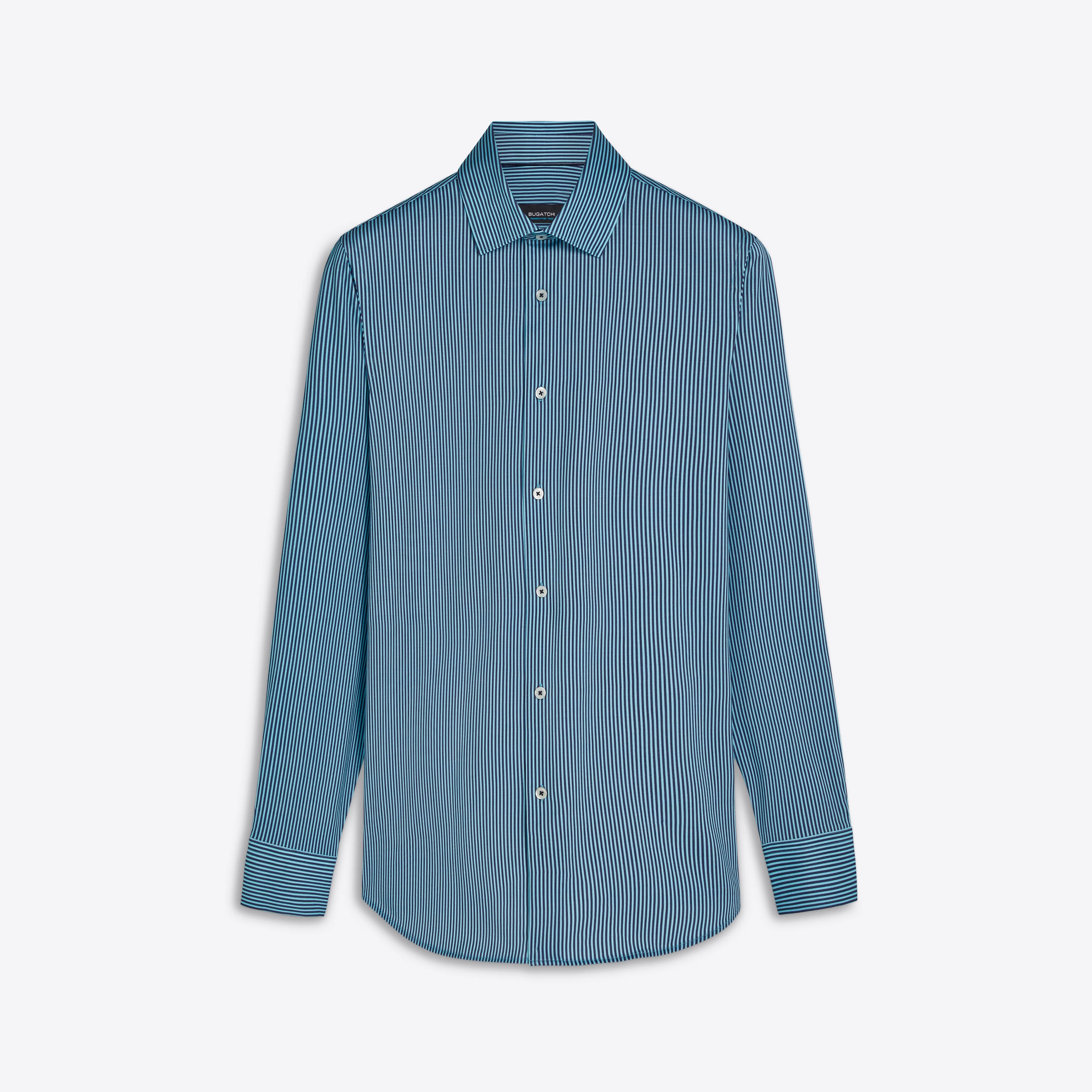 JAMES Dress Stripe OoohCotton Shirt sold by Bugatchi