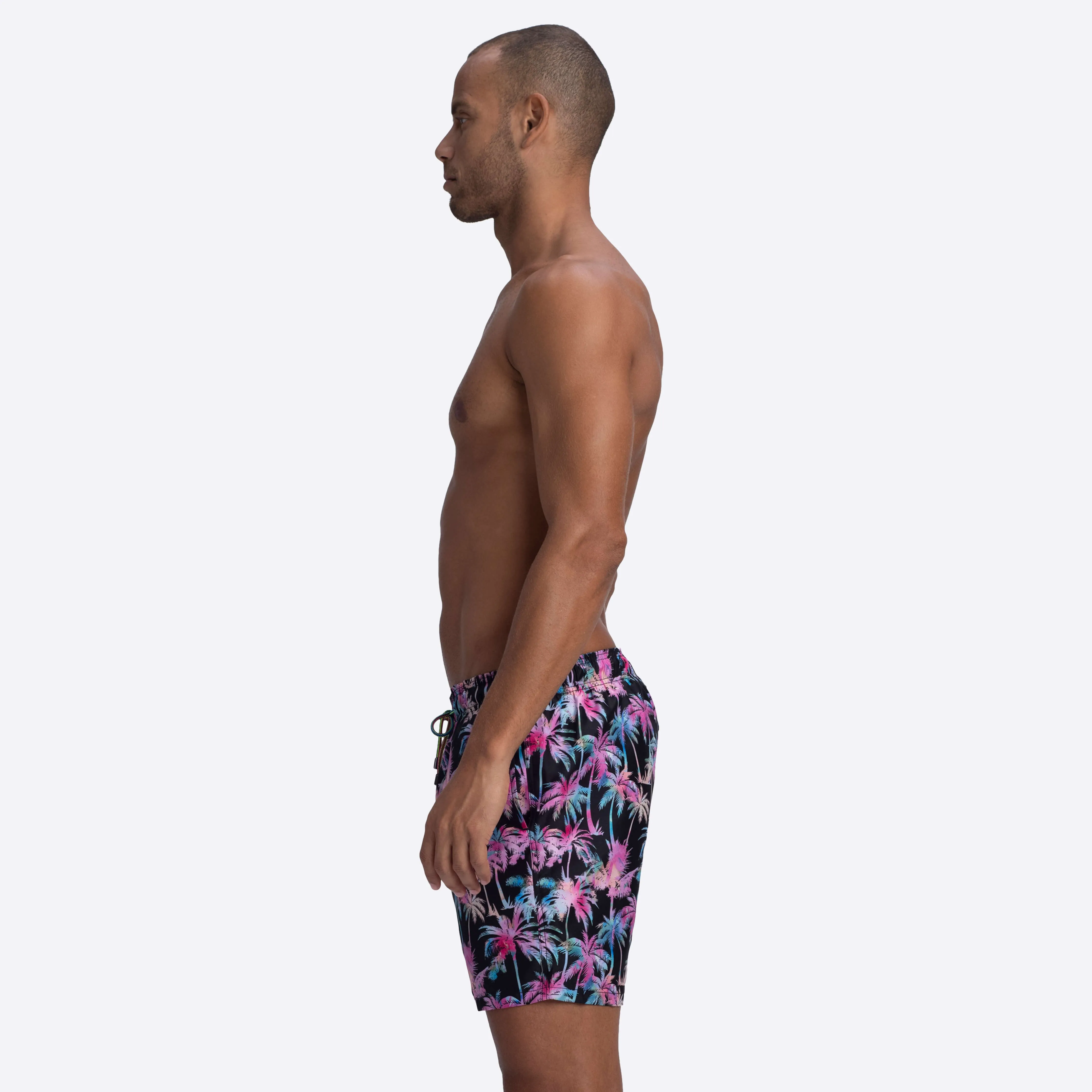 COSMO Palm Tree Print Swim Trunks sold by Bugatchi product image thumbnail 3