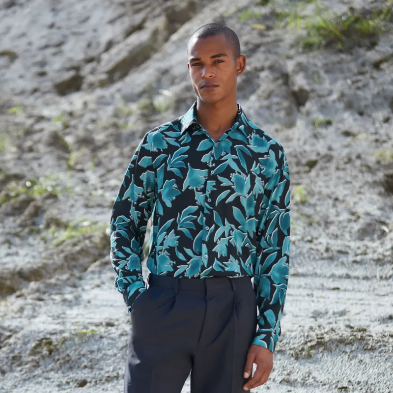 Julian EcoVero Floral Shirt sold by Bugatchi