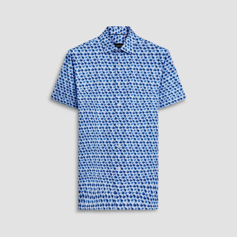 Milo Floral Print OoohCotton Short Sleeve Shirt sold by Bugatchi