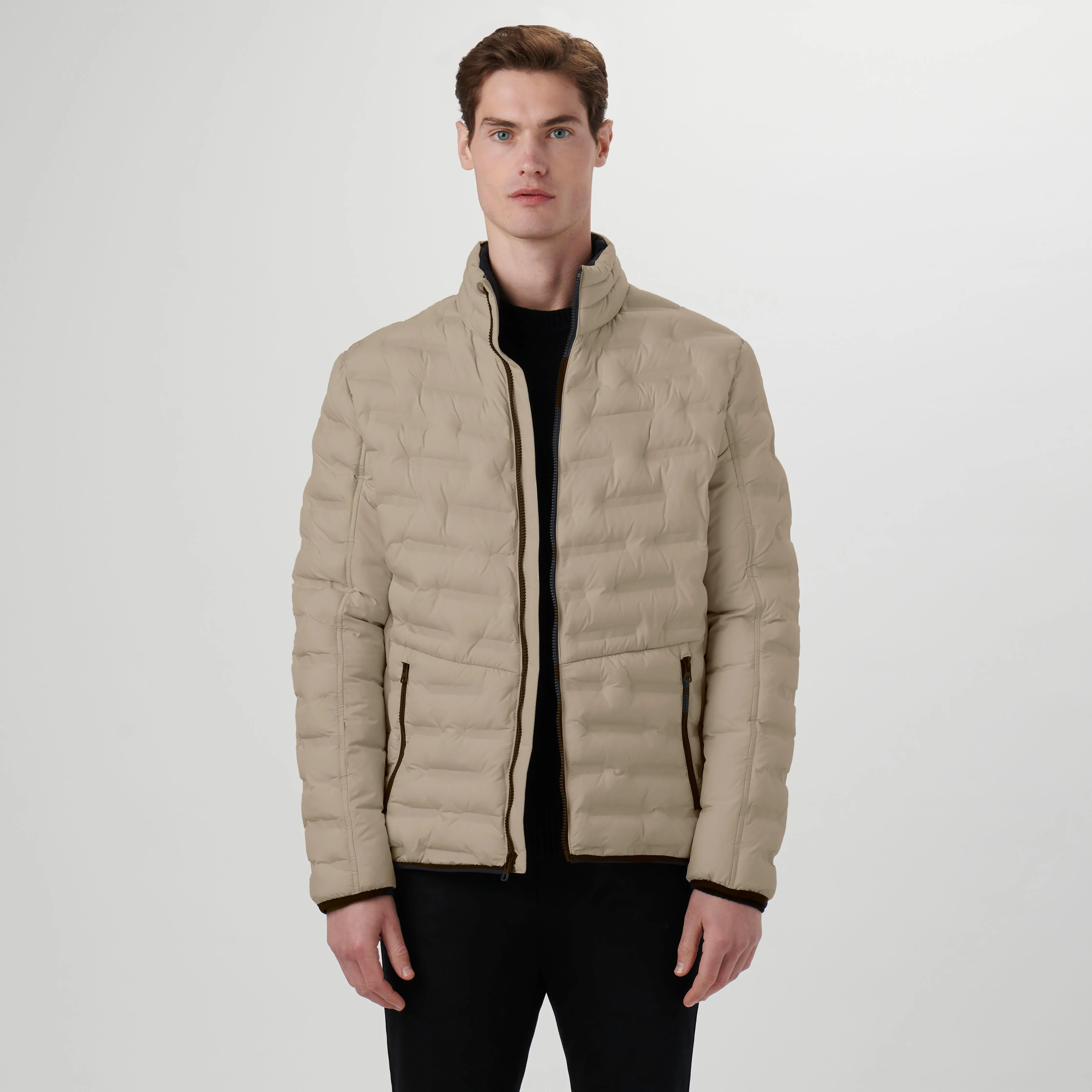 Nylon Bomber Jacket sold by Bugatchi product image thumbnail 2