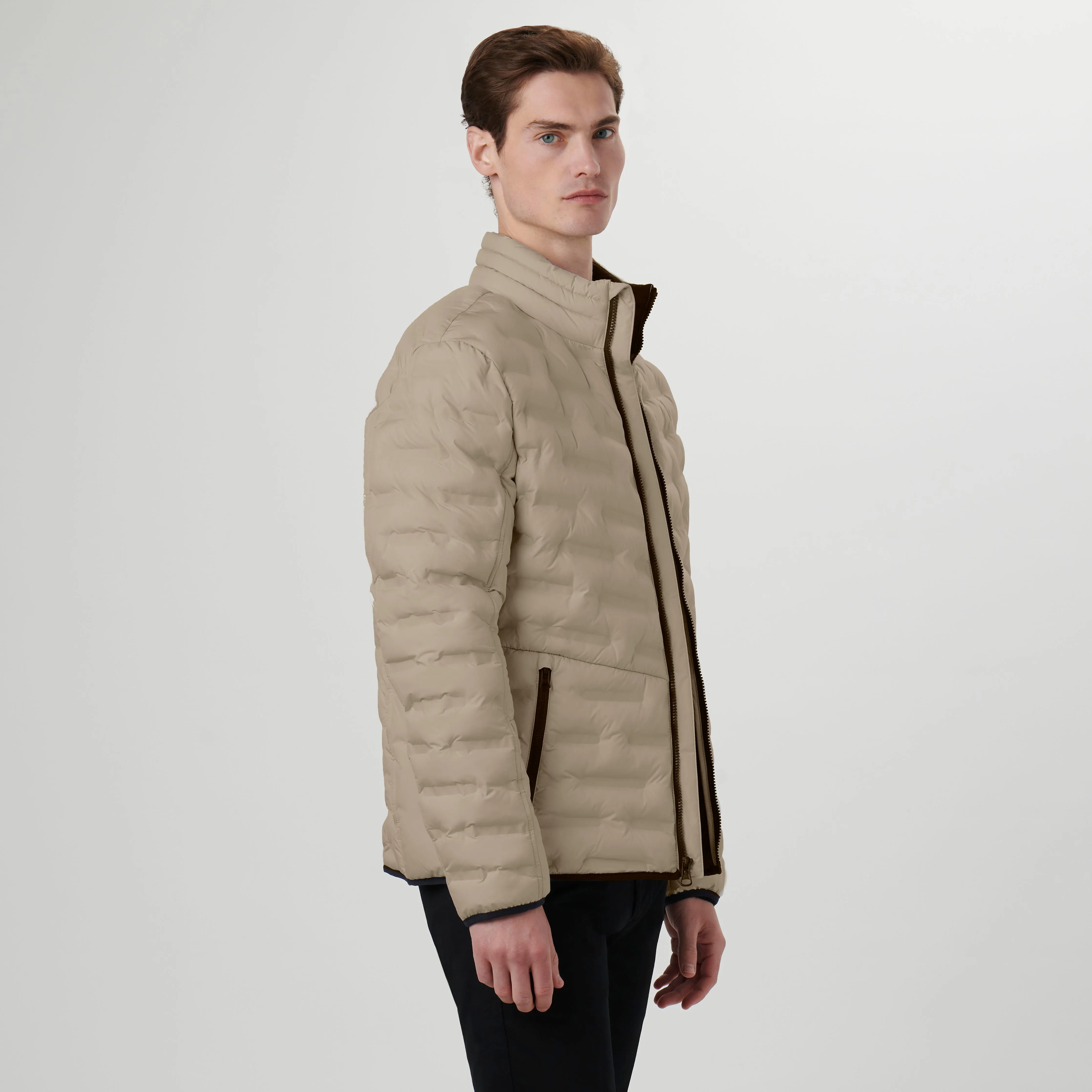 Nylon Bomber Jacket sold by Bugatchi product image thumbnail 3