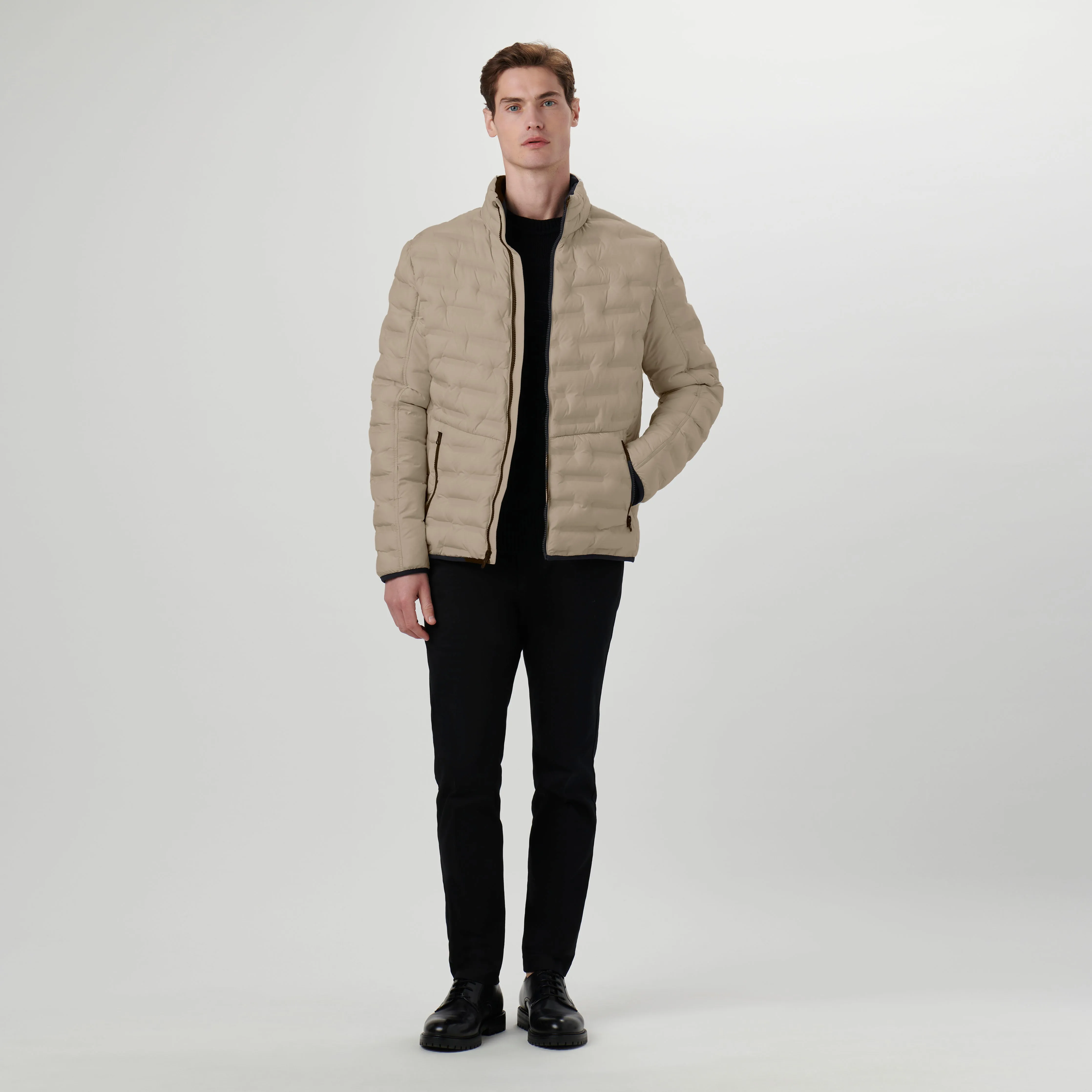 Nylon Bomber Jacket sold by Bugatchi product image thumbnail 5
