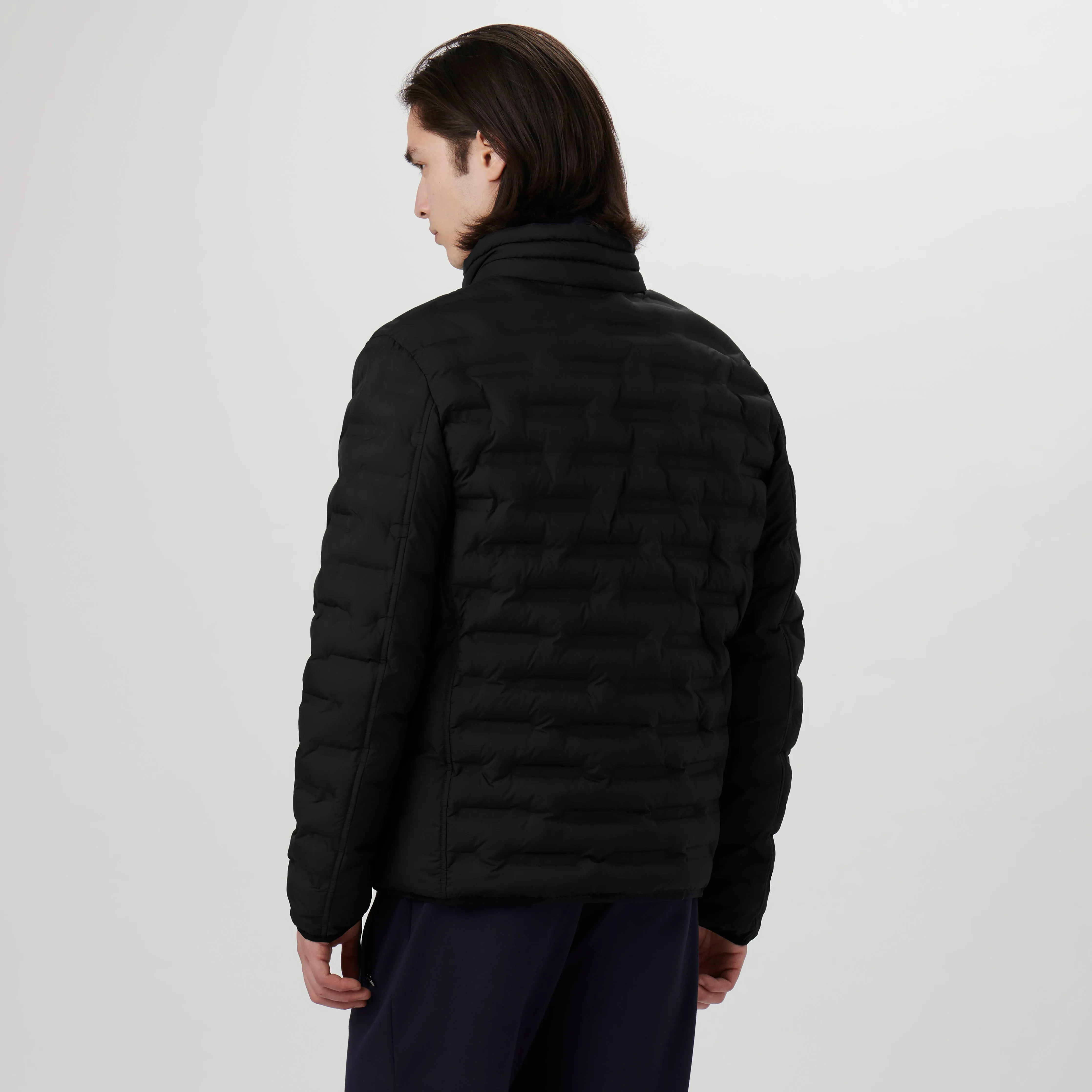 Nylon Bomber Jacket sold by Bugatchi product image thumbnail 4