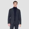 Two Button Stretch Wool Travel Blazer sold by Bugatchi