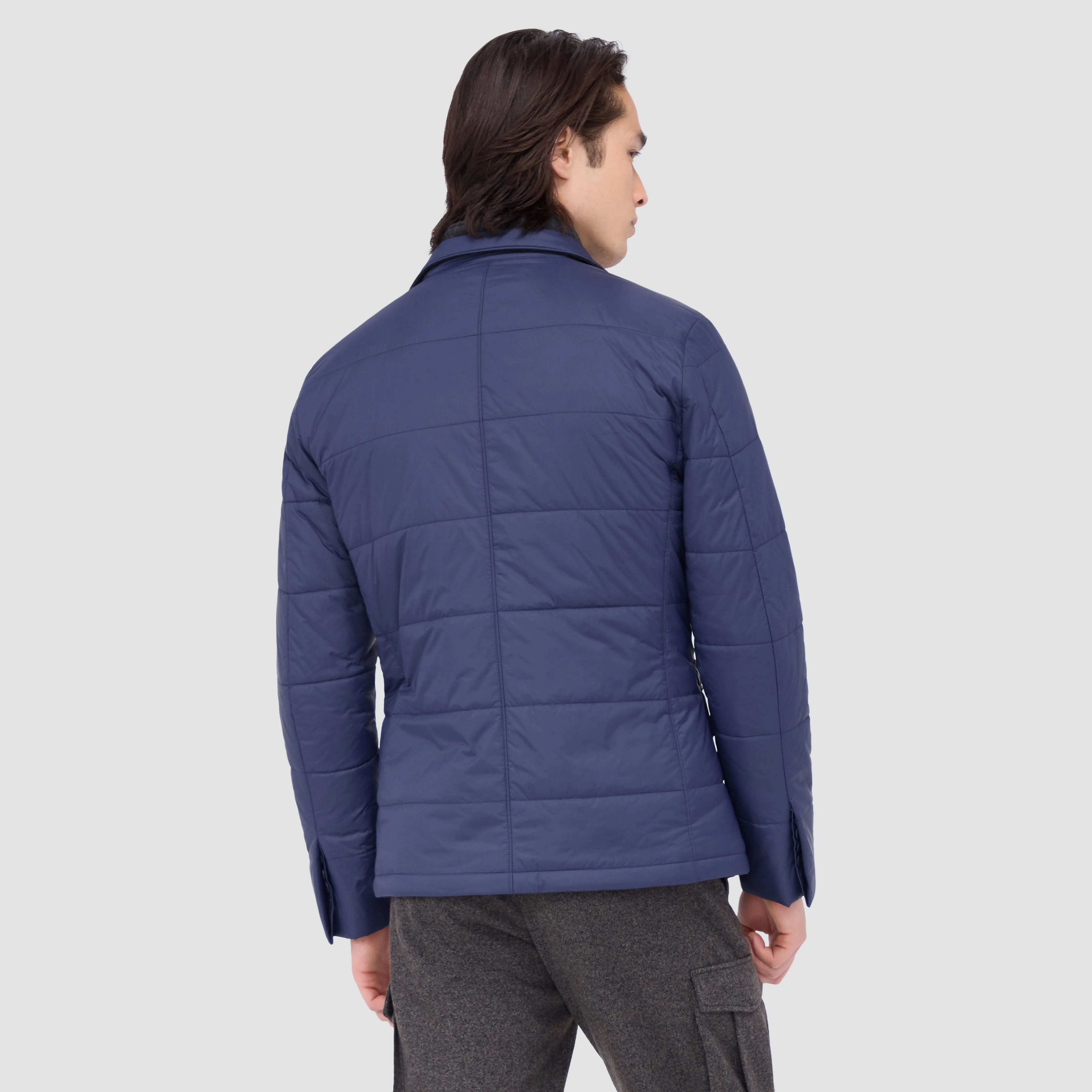 Three Button Quilted Blazer with Detachable Bib sold by Bugatchi product image thumbnail 4